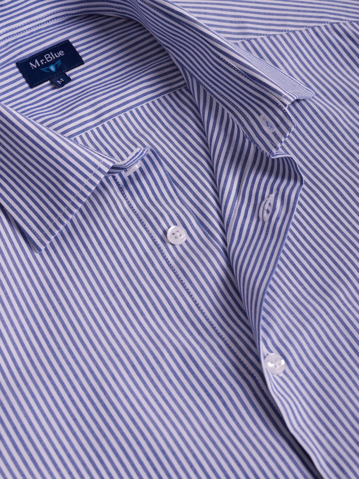 CAMISA AZUL SLIM FIT MR. BLUE