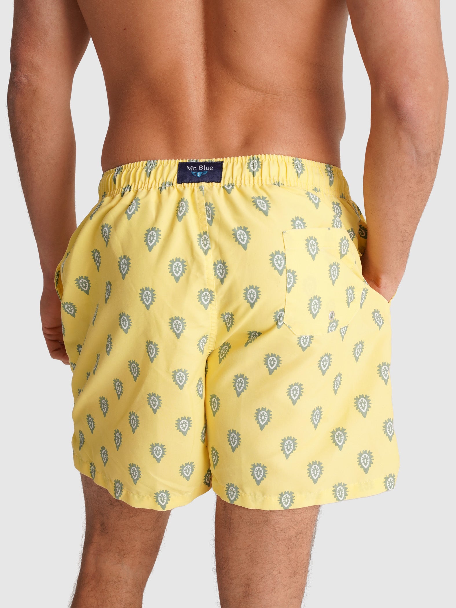 FATO BANHO AMARELO REGULAR FIT MR. BLUE
