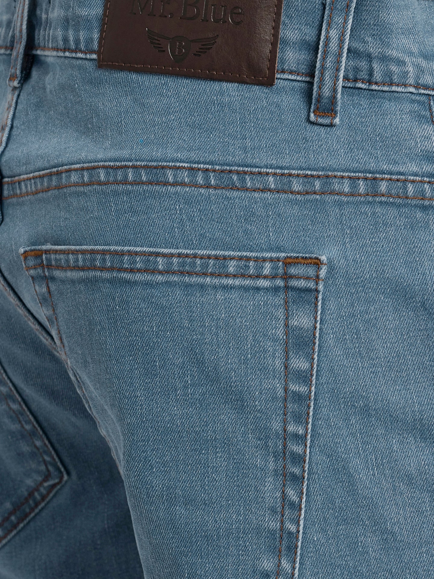 Calças Jeans Regular Fit Azuis Mr. Blue