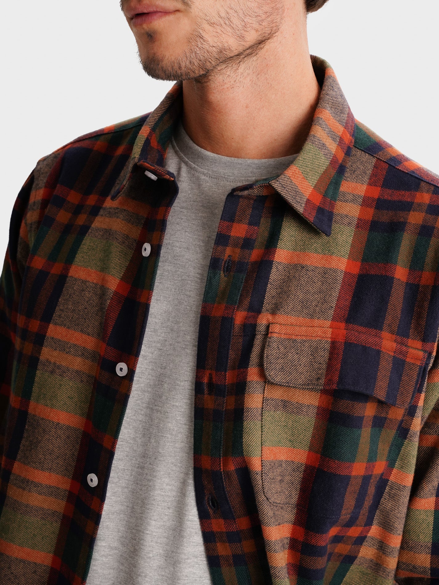 SOBRECAMISA LARANJA REGULAR FIT MR. BLUE