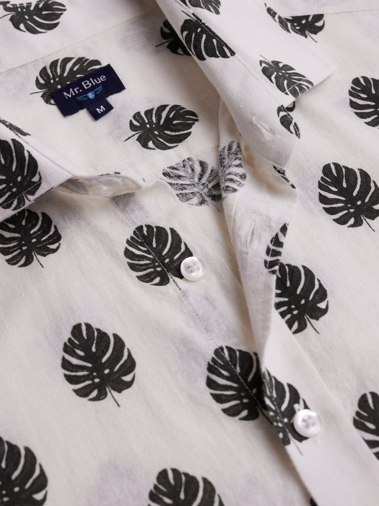 Camisa Regular Fit Linho Cinzenta Mr. Blue