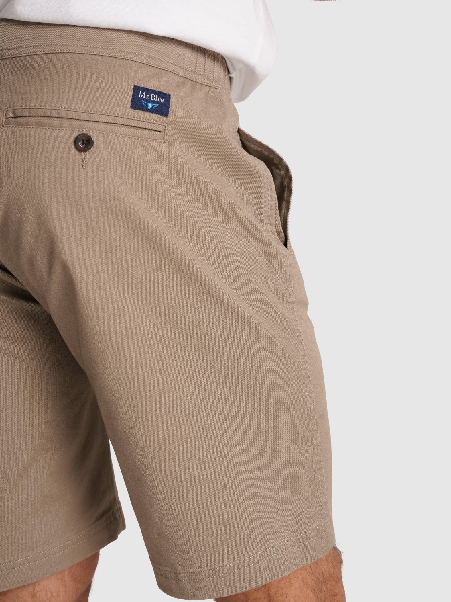 BERMUDA TWILL CAMELS REGULAR FIT MR. BLUE