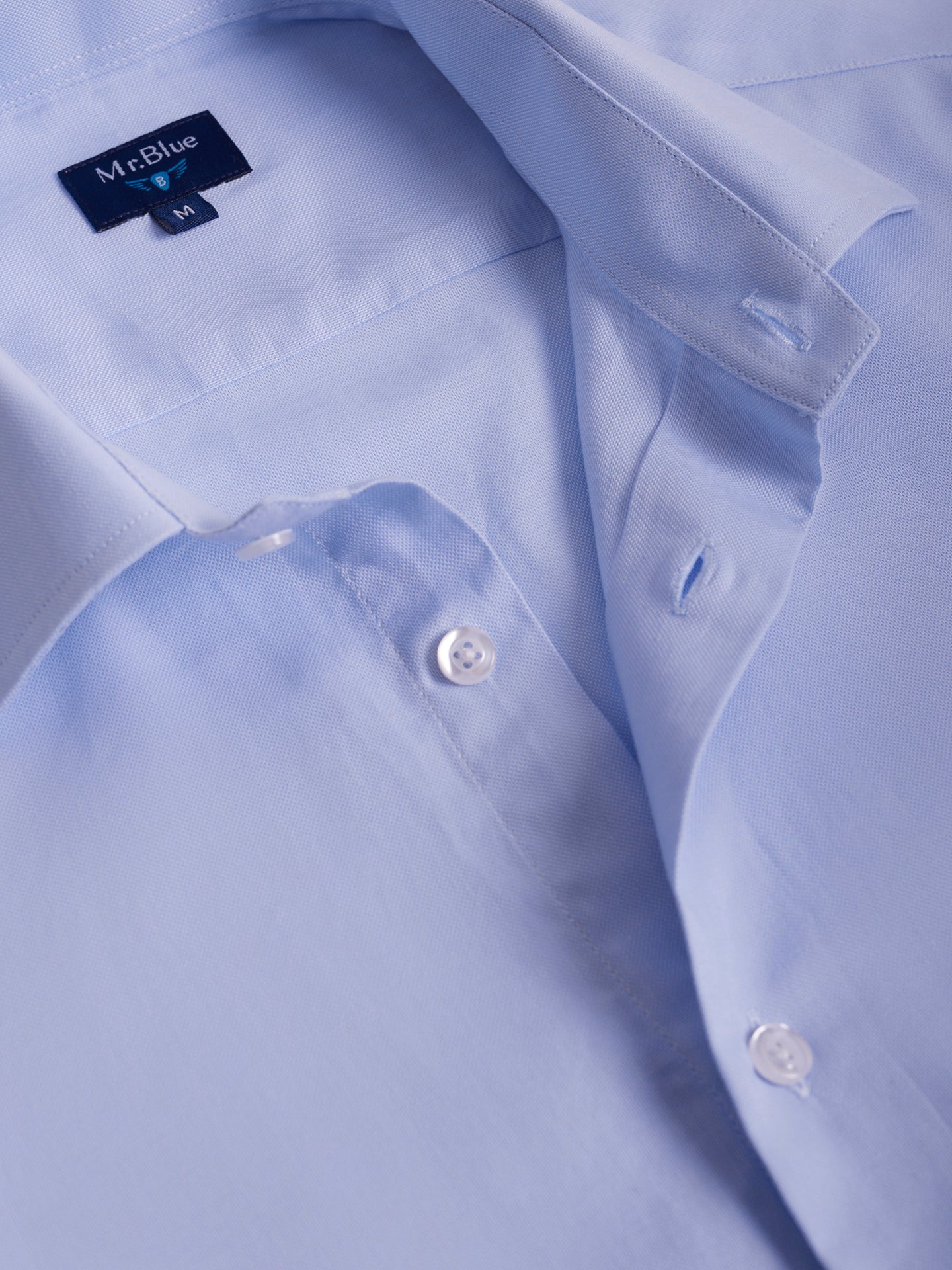 CAMISA AZUL SLIM FIT MR. BLUE