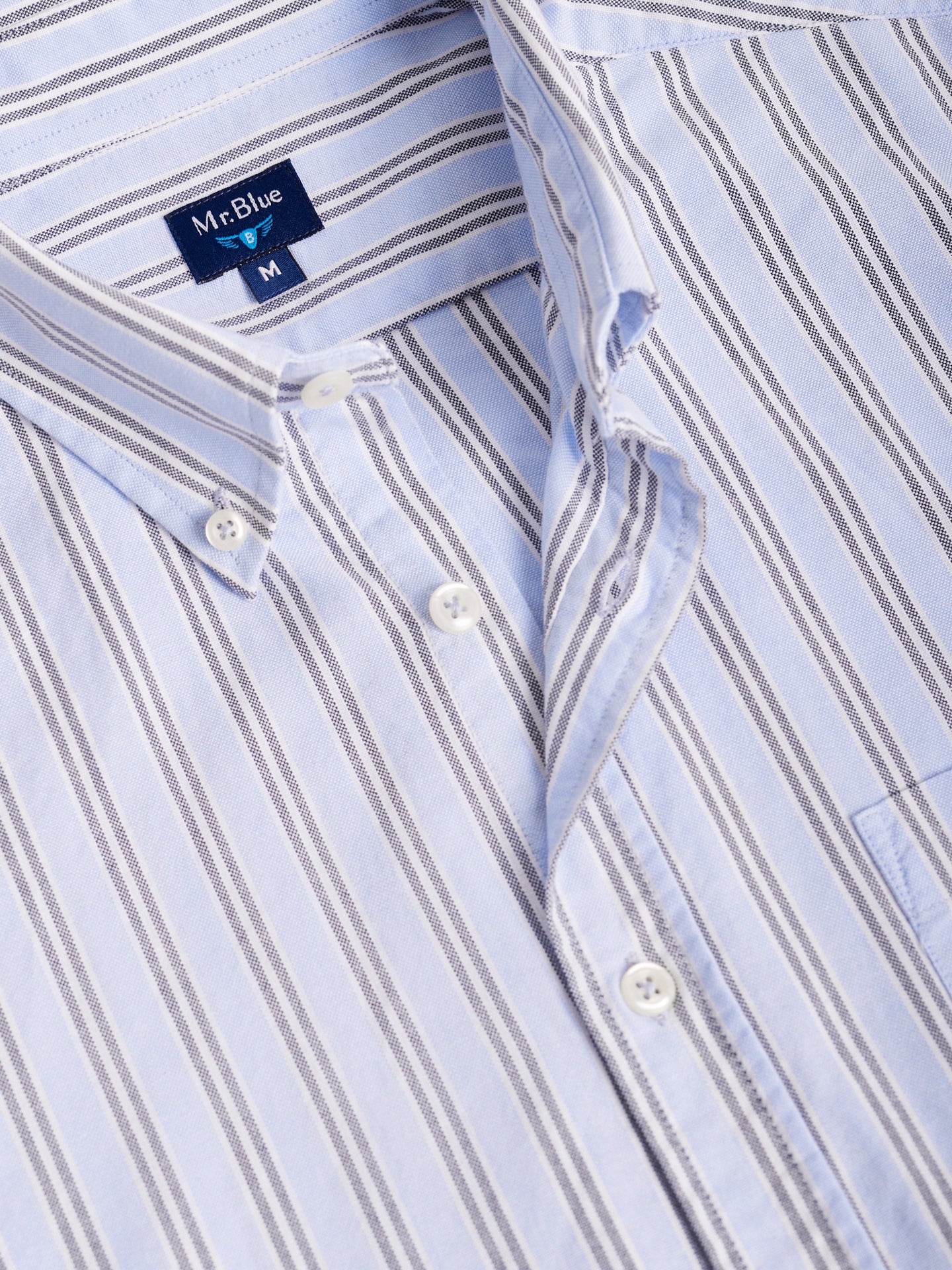 CAMISA AZUL REGULAR FIT MR. BLUE