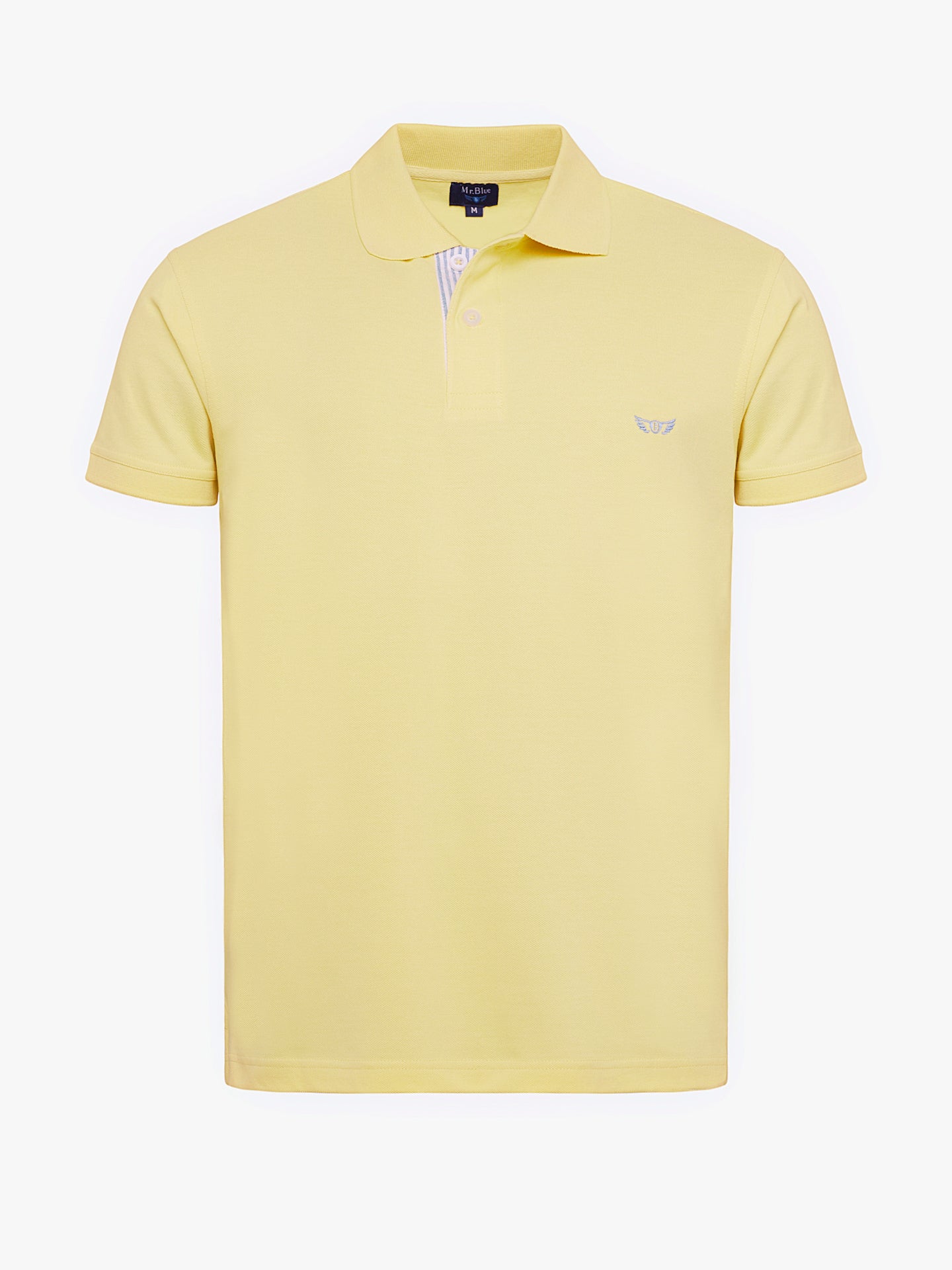 Polo Regular Fit Piquet Amarelo Mr. Blue