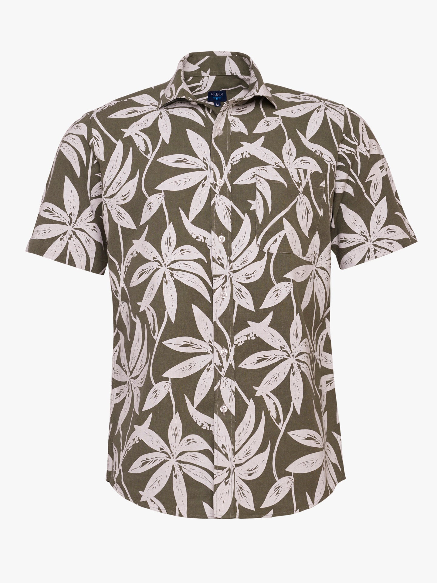 Camisa Regular Fit Linho Cinzenta Mr. Blue