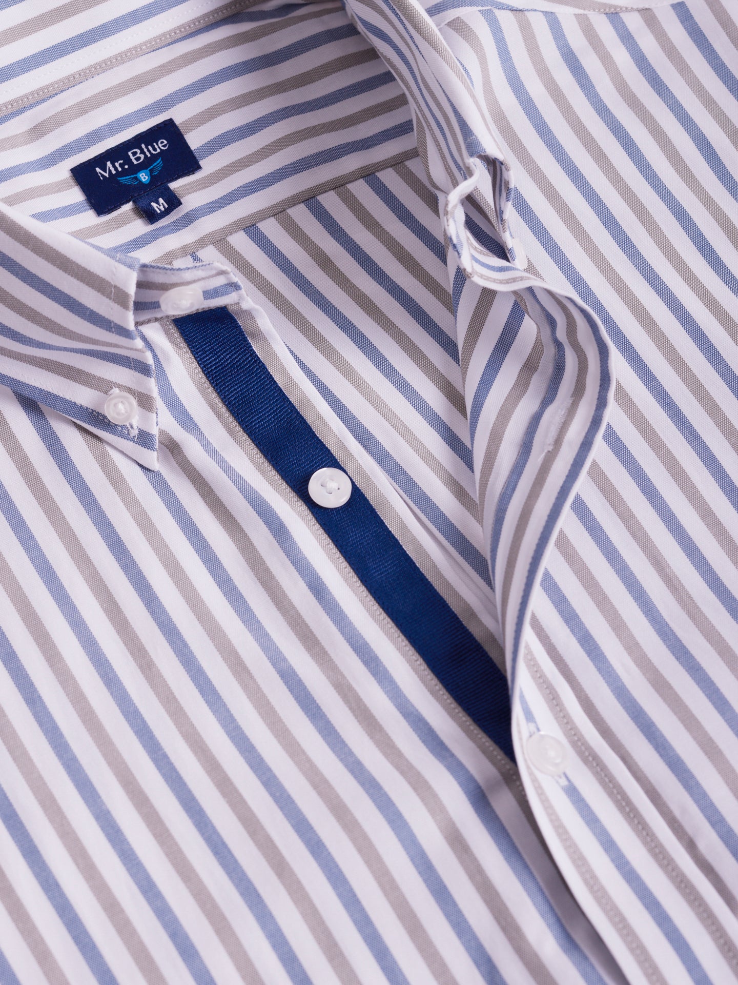 CAMISA AZUL REGULAR FIT MR. BLUE