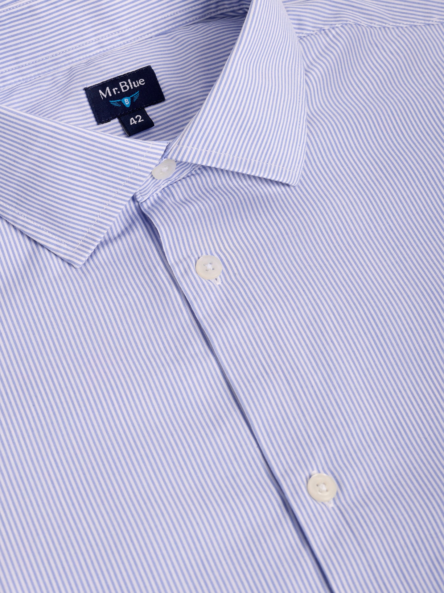 CAMISA AZUL CLASSIC FIT MR. BLUE