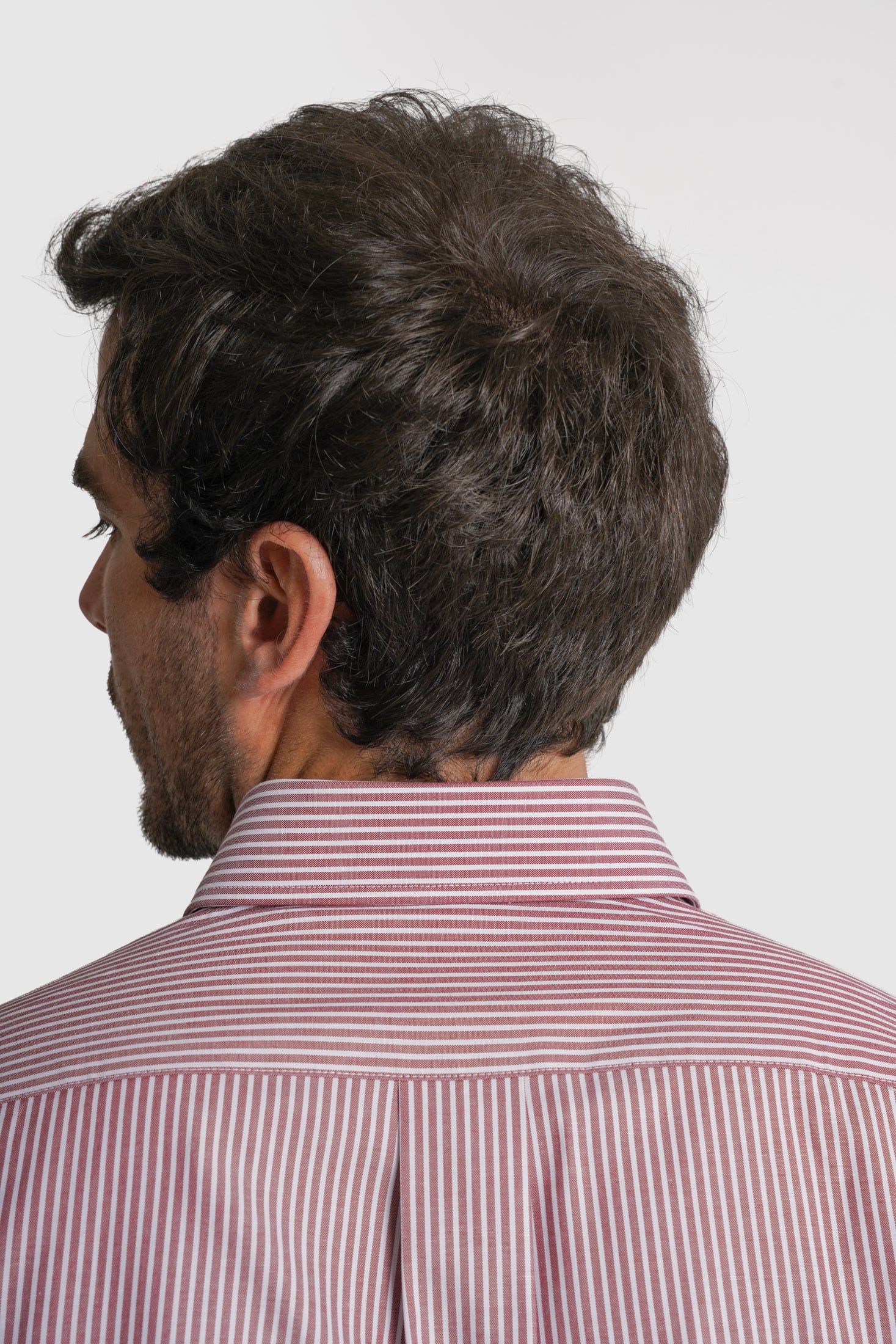 CAMISA ALGODÃO REGULAR FIT VERMELHA RISCAS MR. BLUE