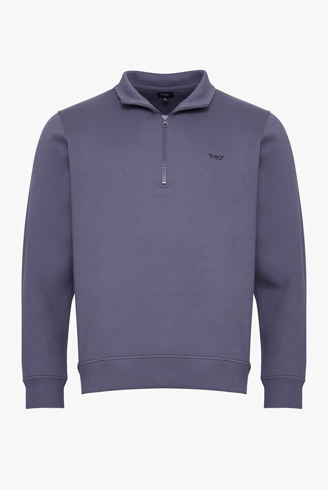 Hoodie Algodão Azul Manga Comprida Regular Fit Mr. Blue