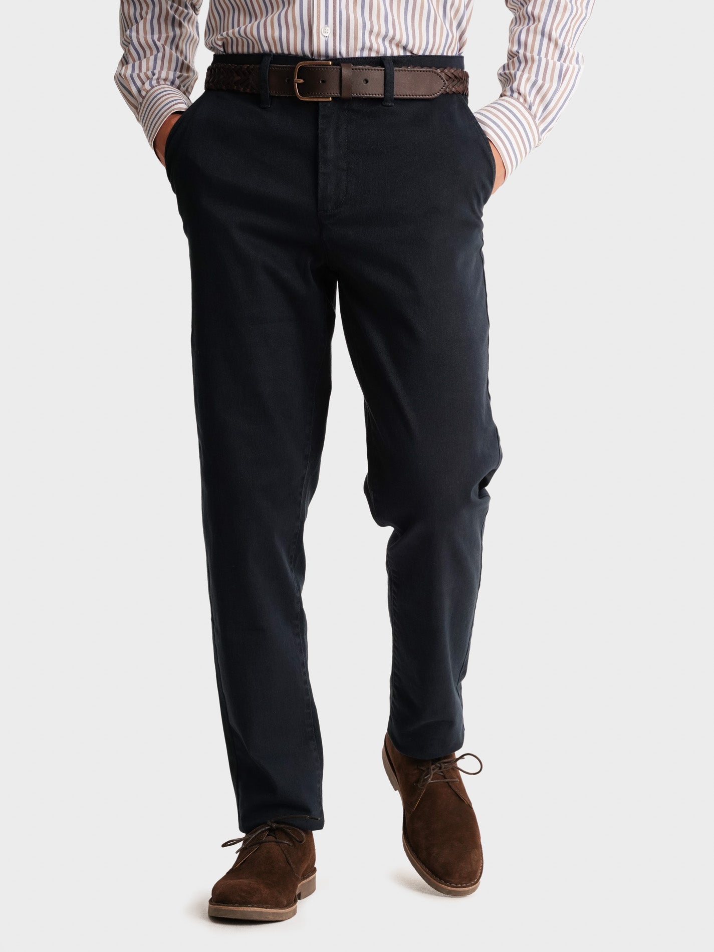 CALÇAS AZUIS REGULAR FIT MR. BLUE