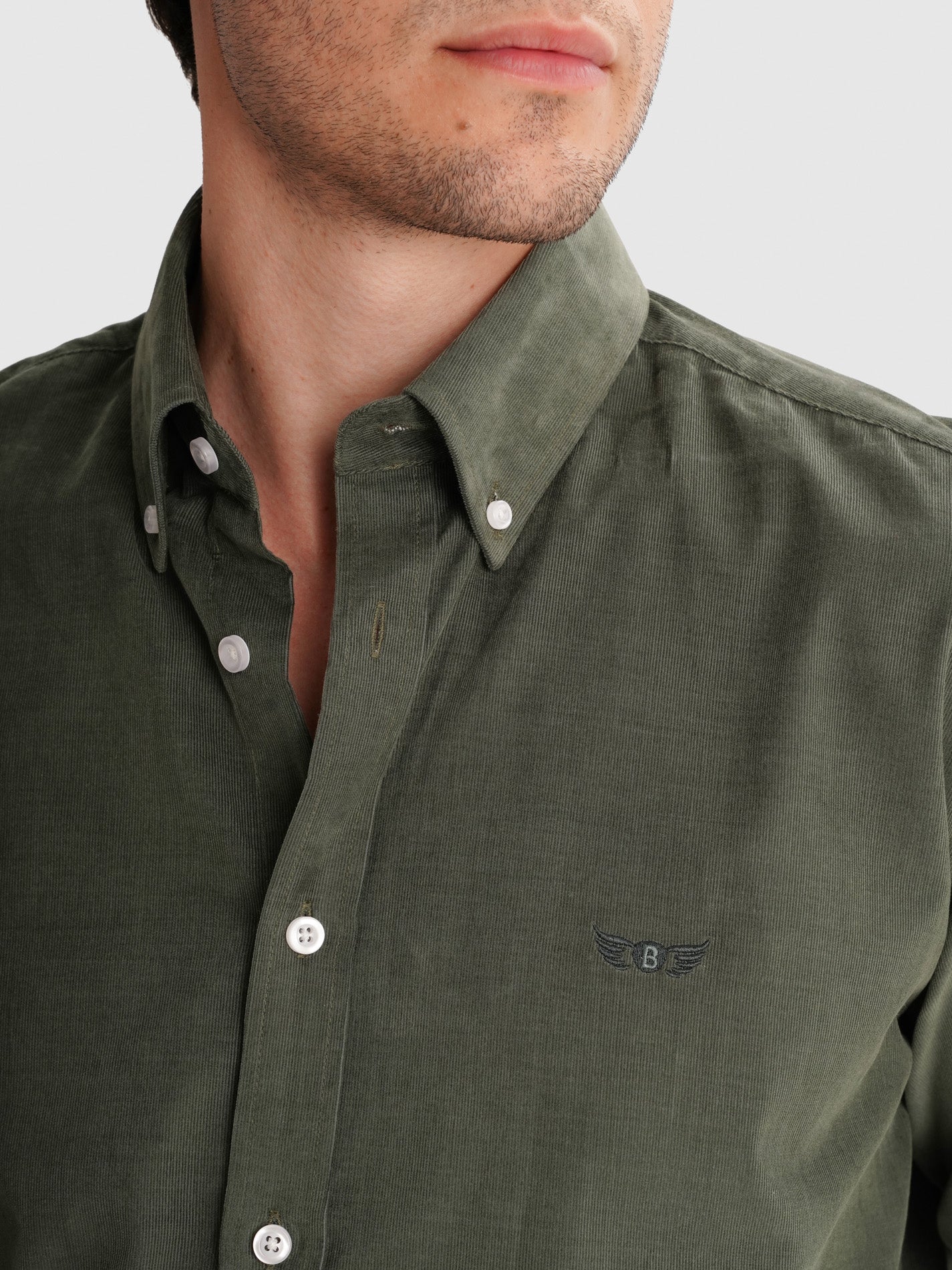 CAMISA VERDE REGULAR FIT MR. BLUE
