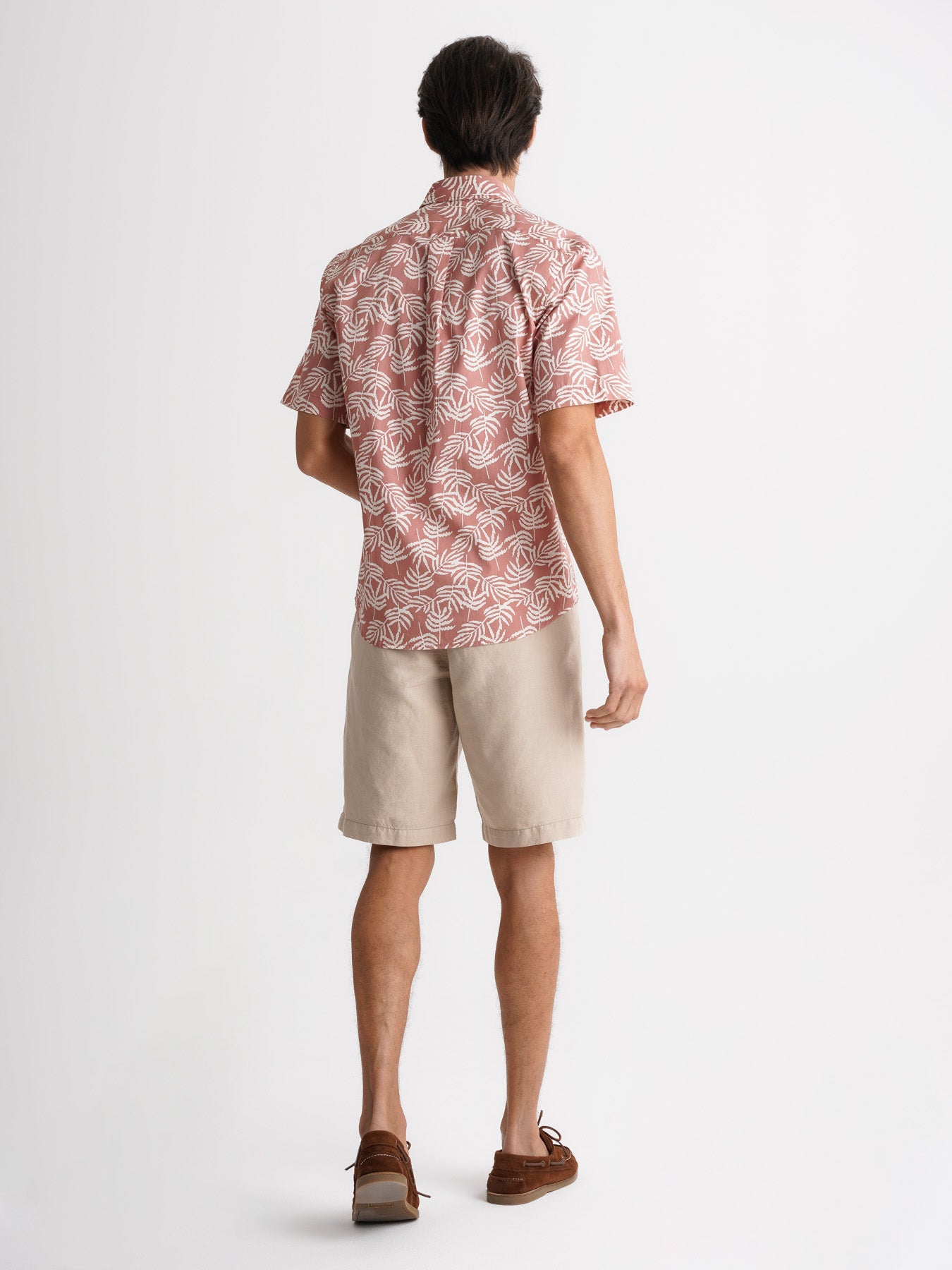 Camisa Regular Fit Twill Rosa Mr. Blue