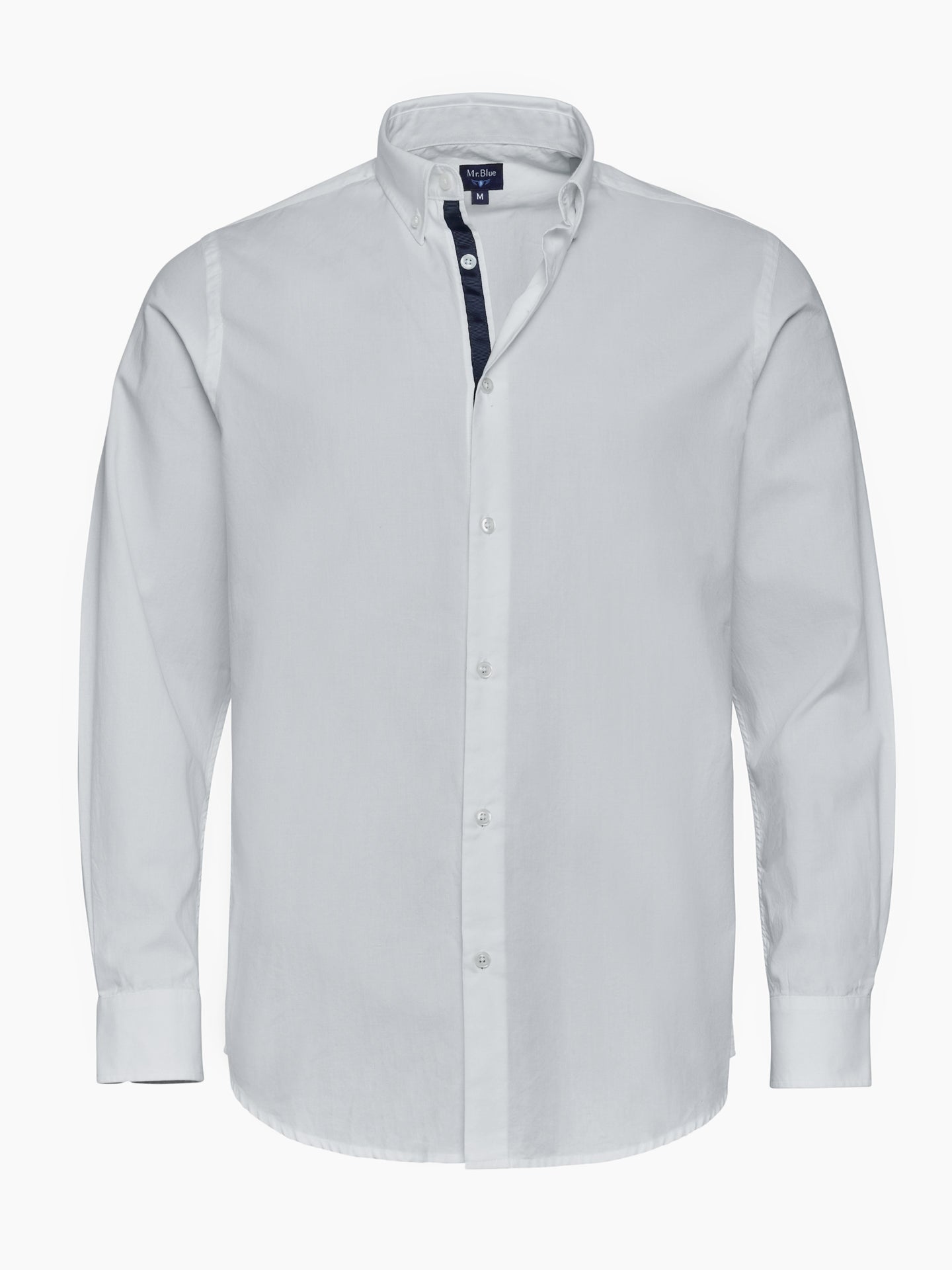 CAMISA BRANCA SLIM FIT MR. BLUE