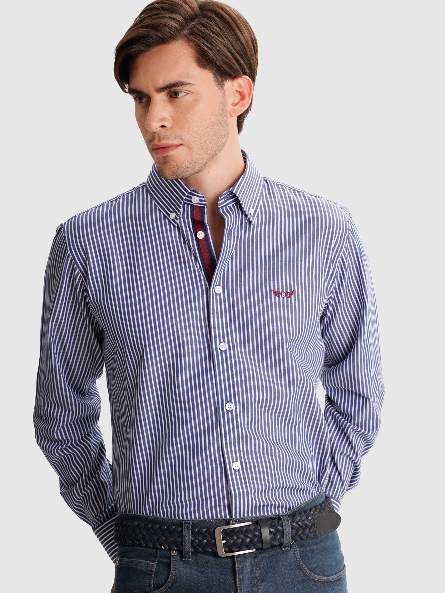 CAMISA AZUL REGULAR FIT MR. BLUE
