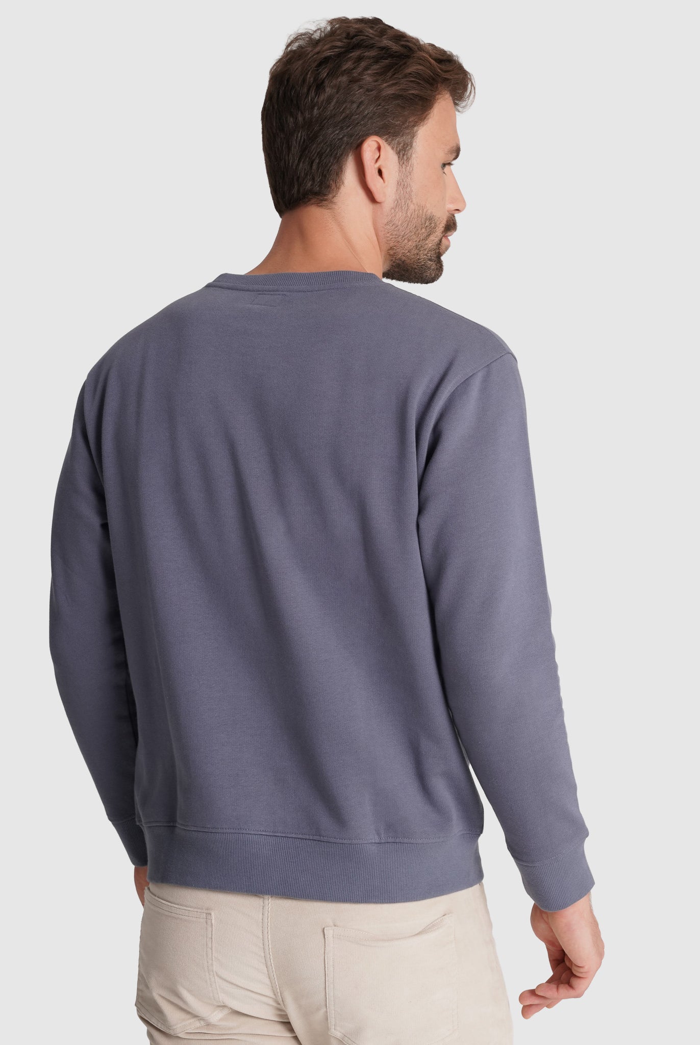 Hoodie Algodão Azul Manga Comprida Regular Fit Mr. Blue