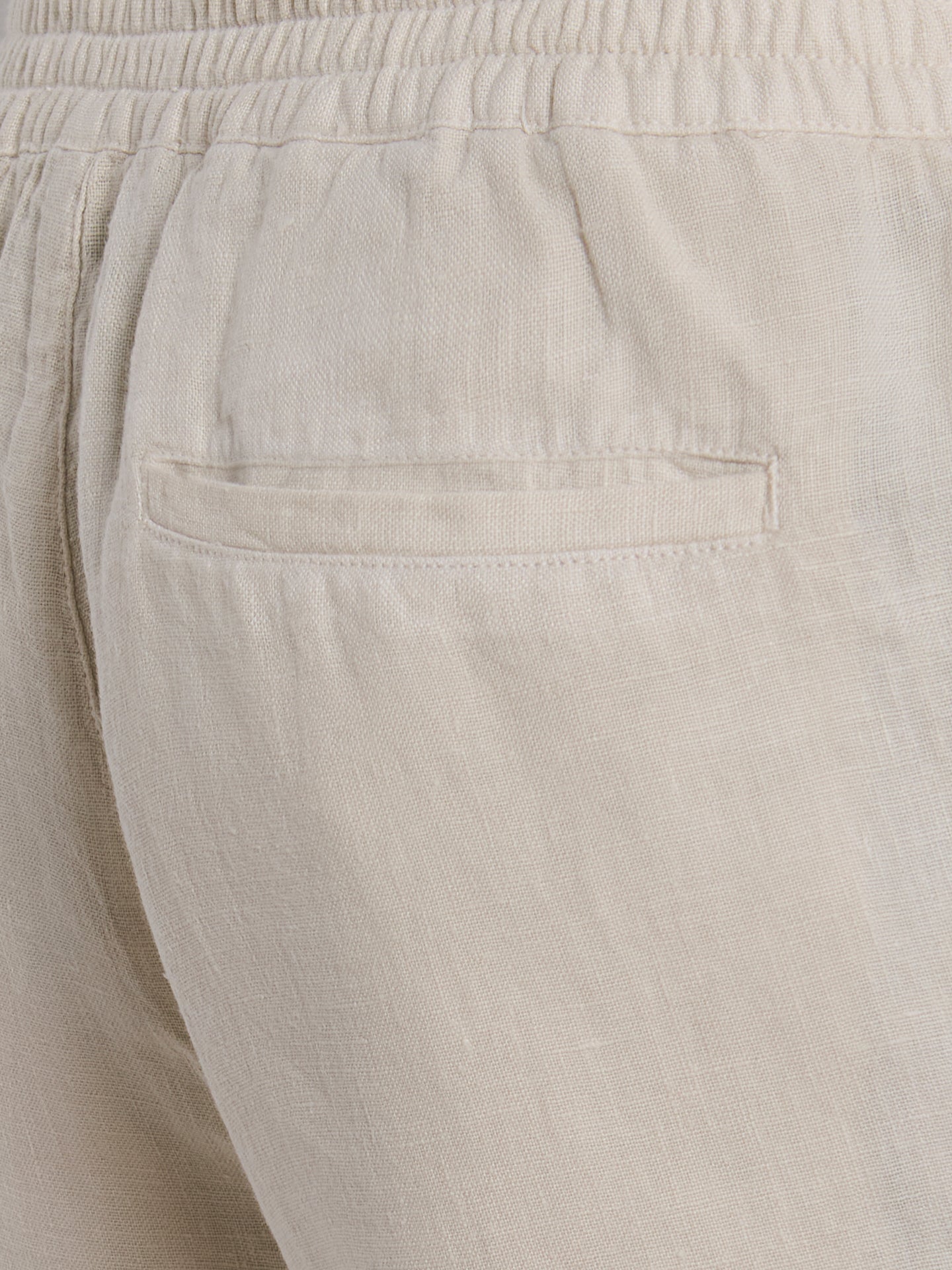 CALÇAS LINHO BEGES REGULAR FIT MARK BELLUCCI