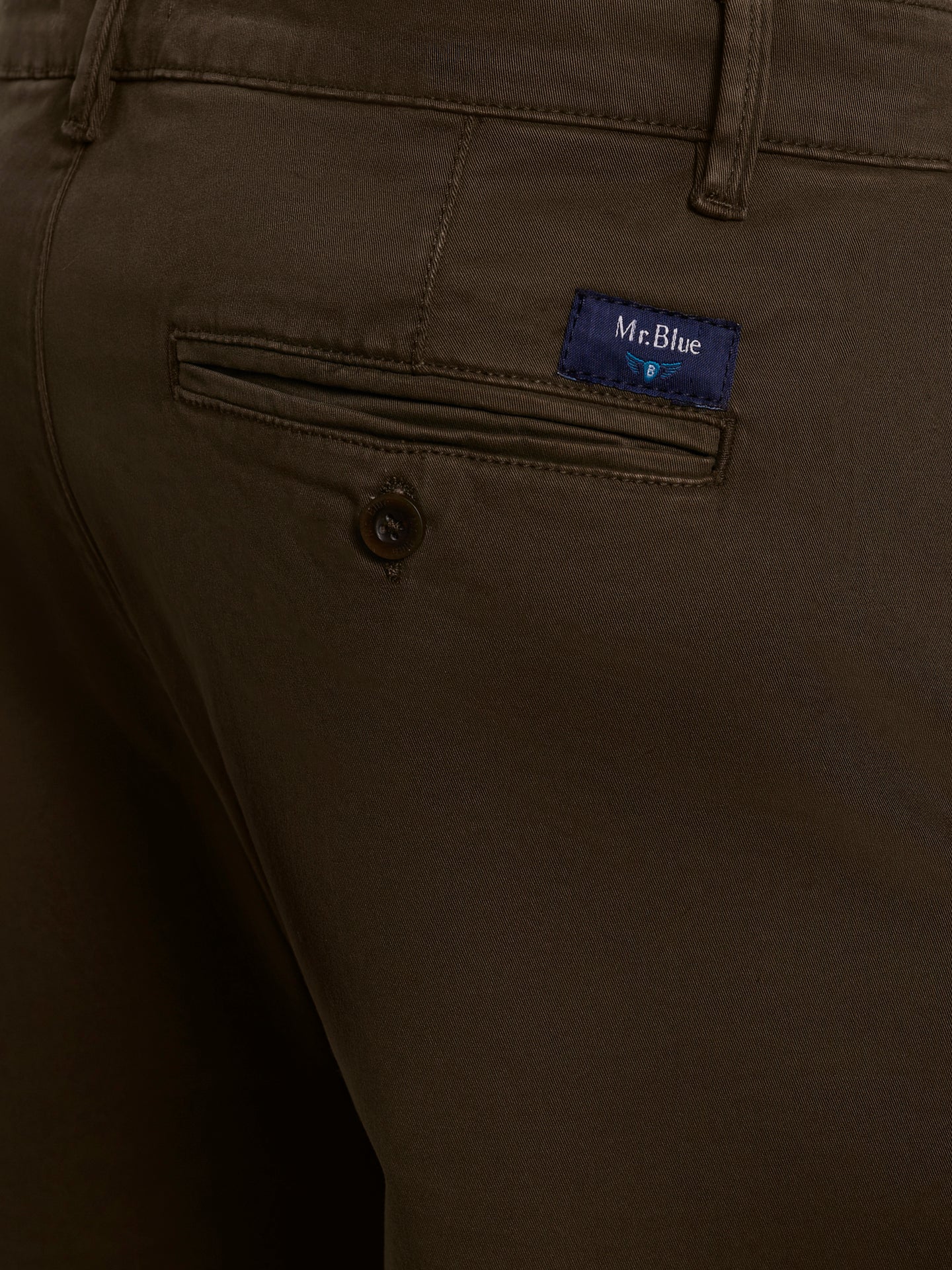 CALÇAS VERDES REGULAR FIT MR. BLUE