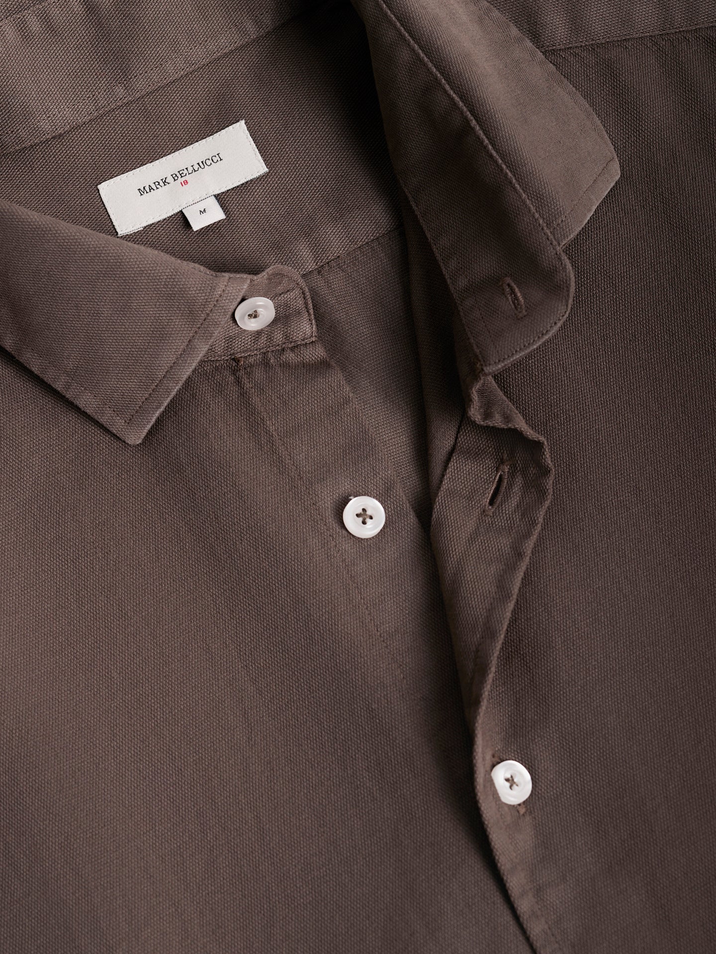 CAMISA CINZENTA MANGA COMPRIDA REGULAR FIT MARK BELLUCCI