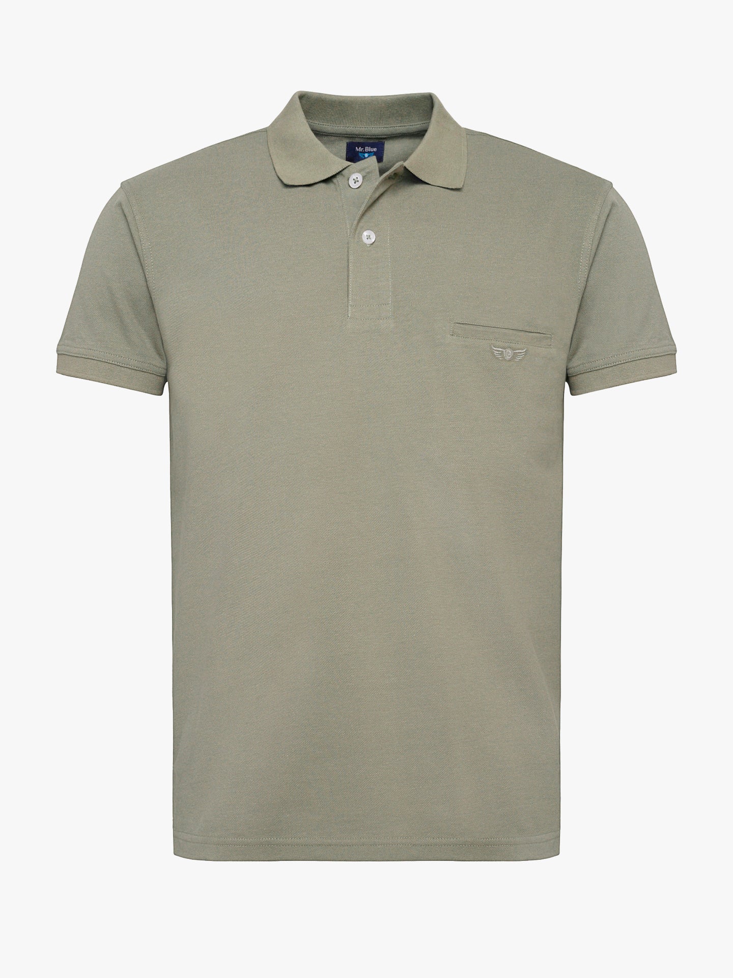 Polo Regular Fit Piquet Verde Mr. Blue