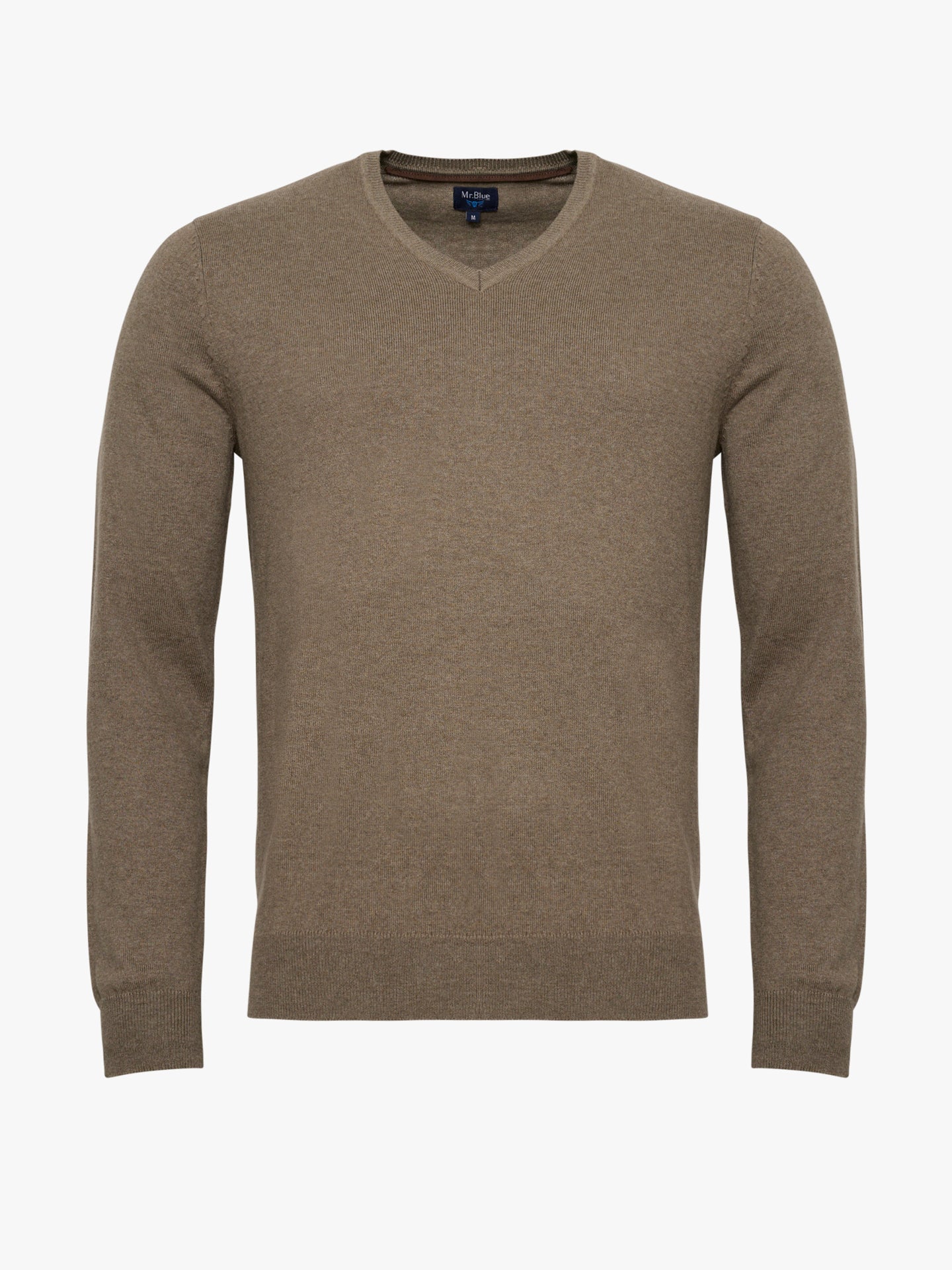 PULLOVER FINO VERDE MANGA COMPRIDA REGULAR FIT MR. BLUE