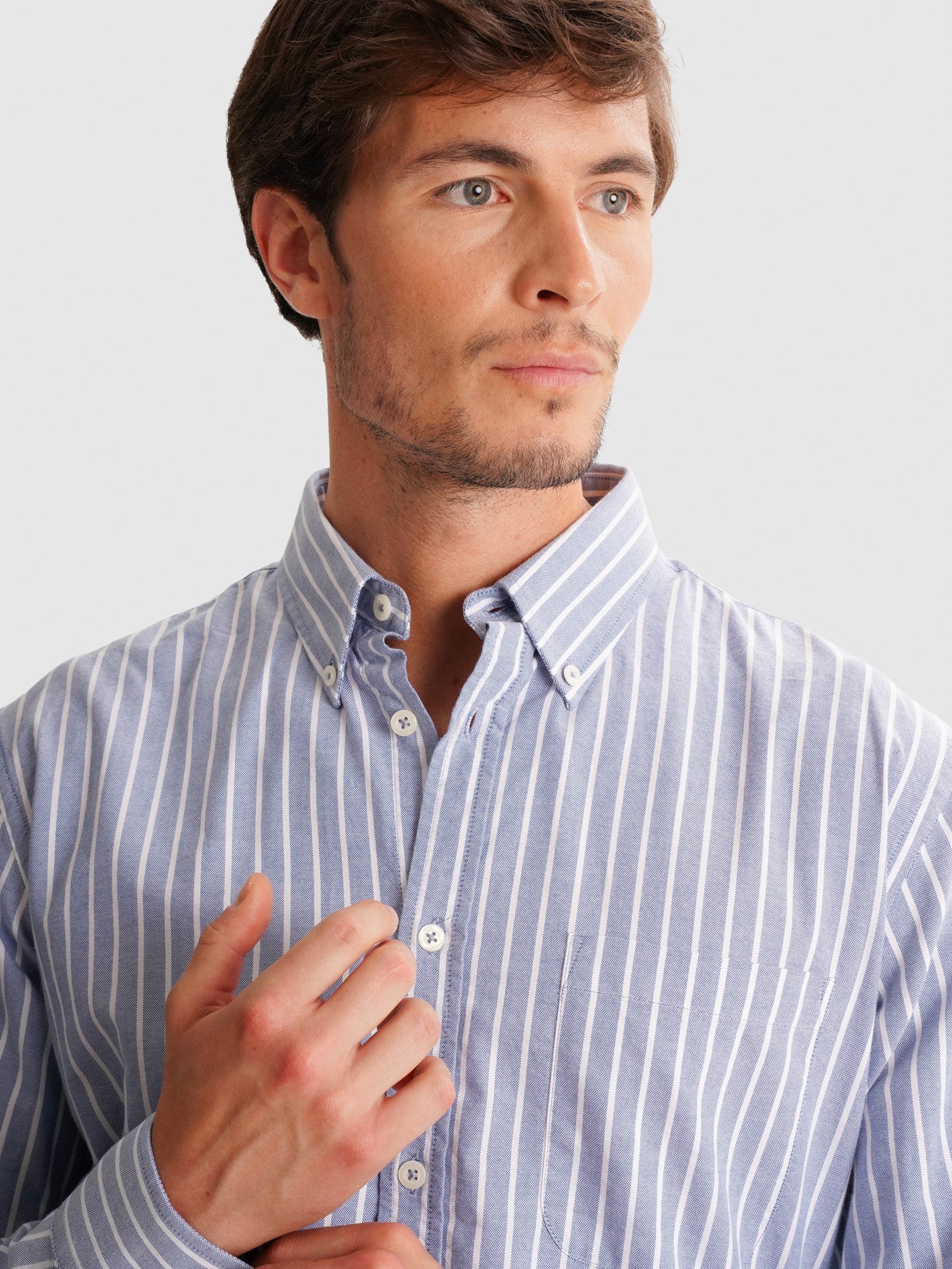 CAMISA AZUL REGULAR FIT MR. BLUE