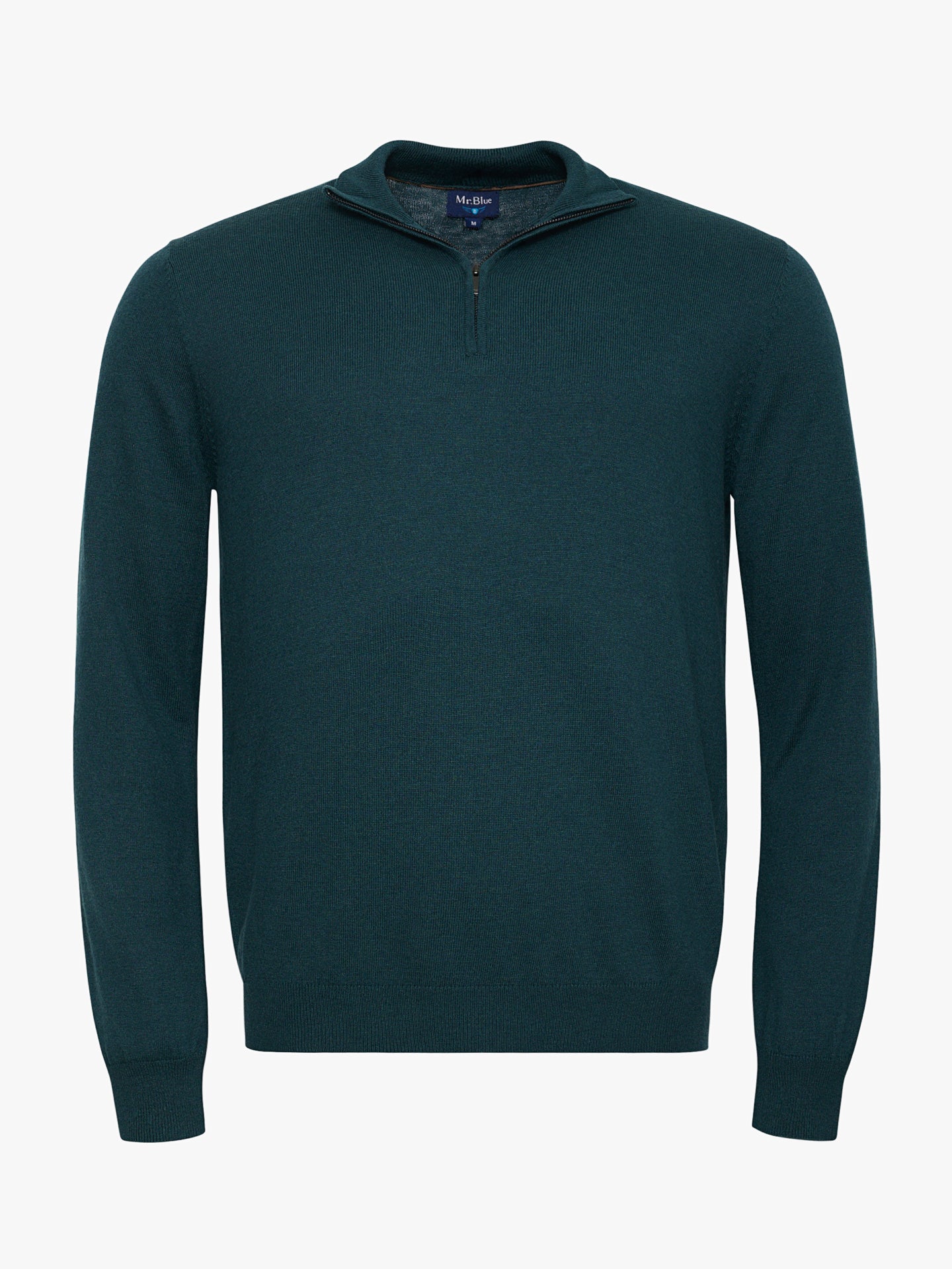 PULLOVER FINO AZUL MANGA COMPRIDA REGULAR FIT MR. BLUE