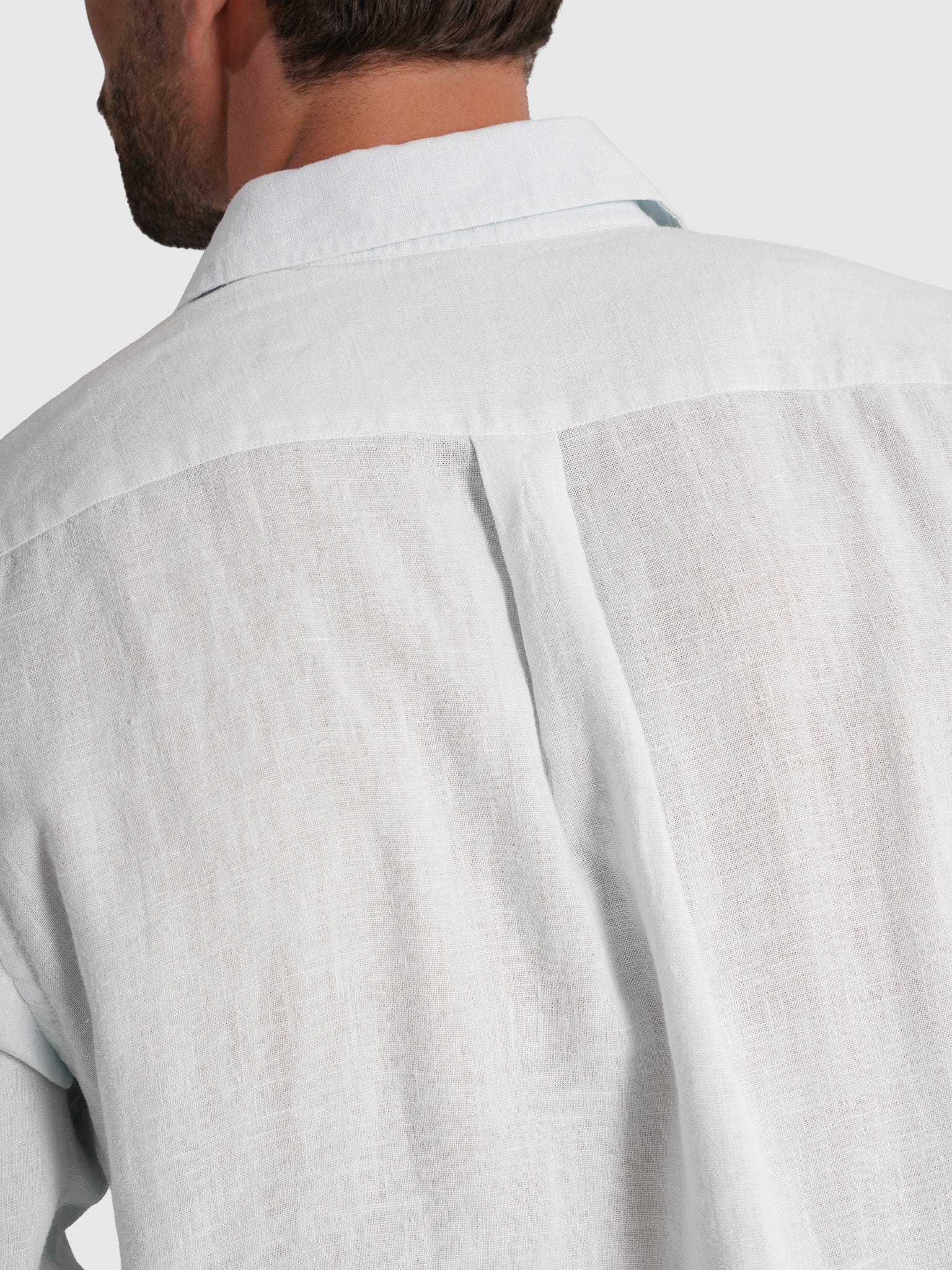 CAMISA LINHO TAILORED FIT AZUL LISA MARK BELLUCCI