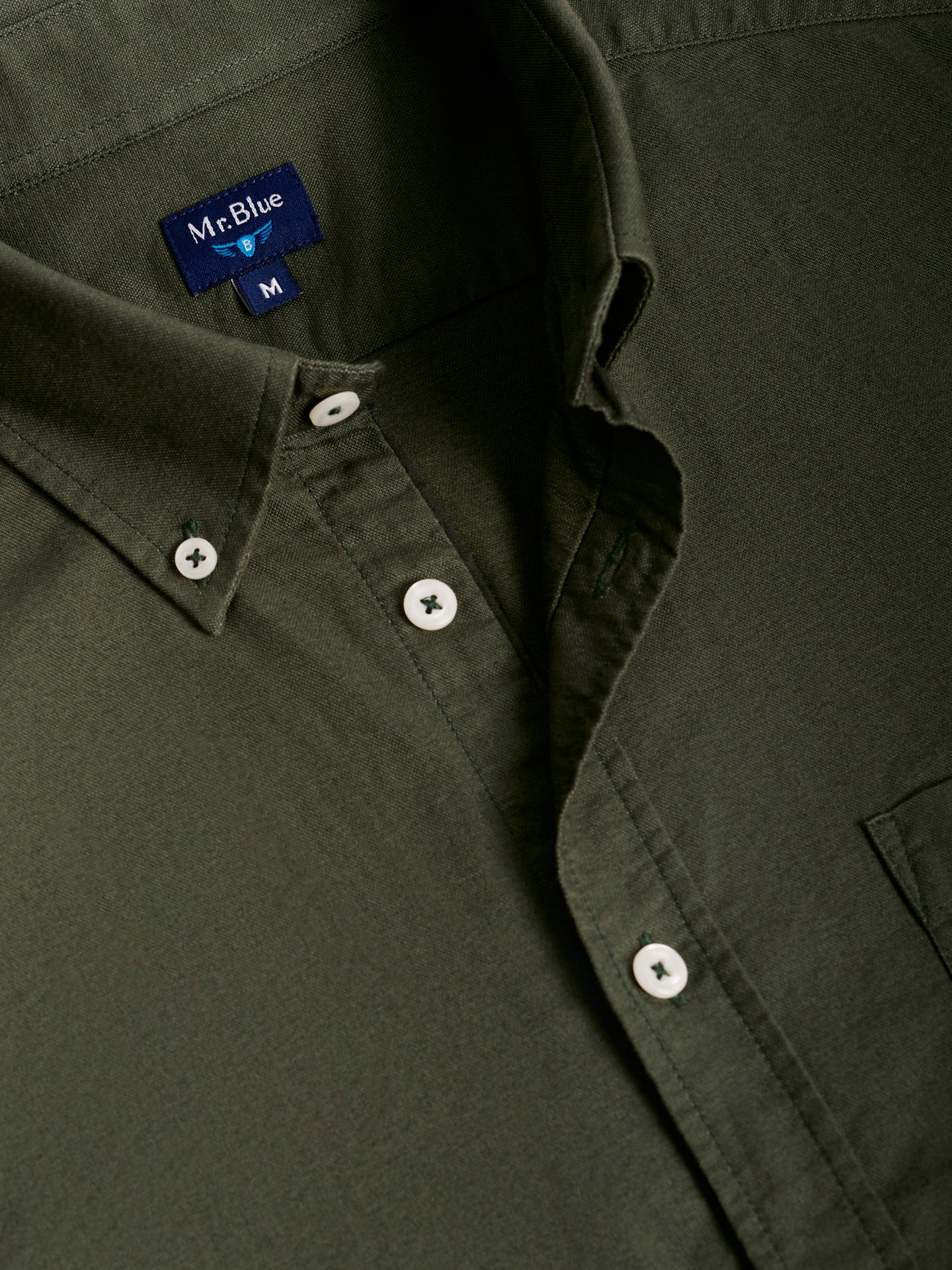 CAMISA VERDE REGULAR FIT MR. BLUE