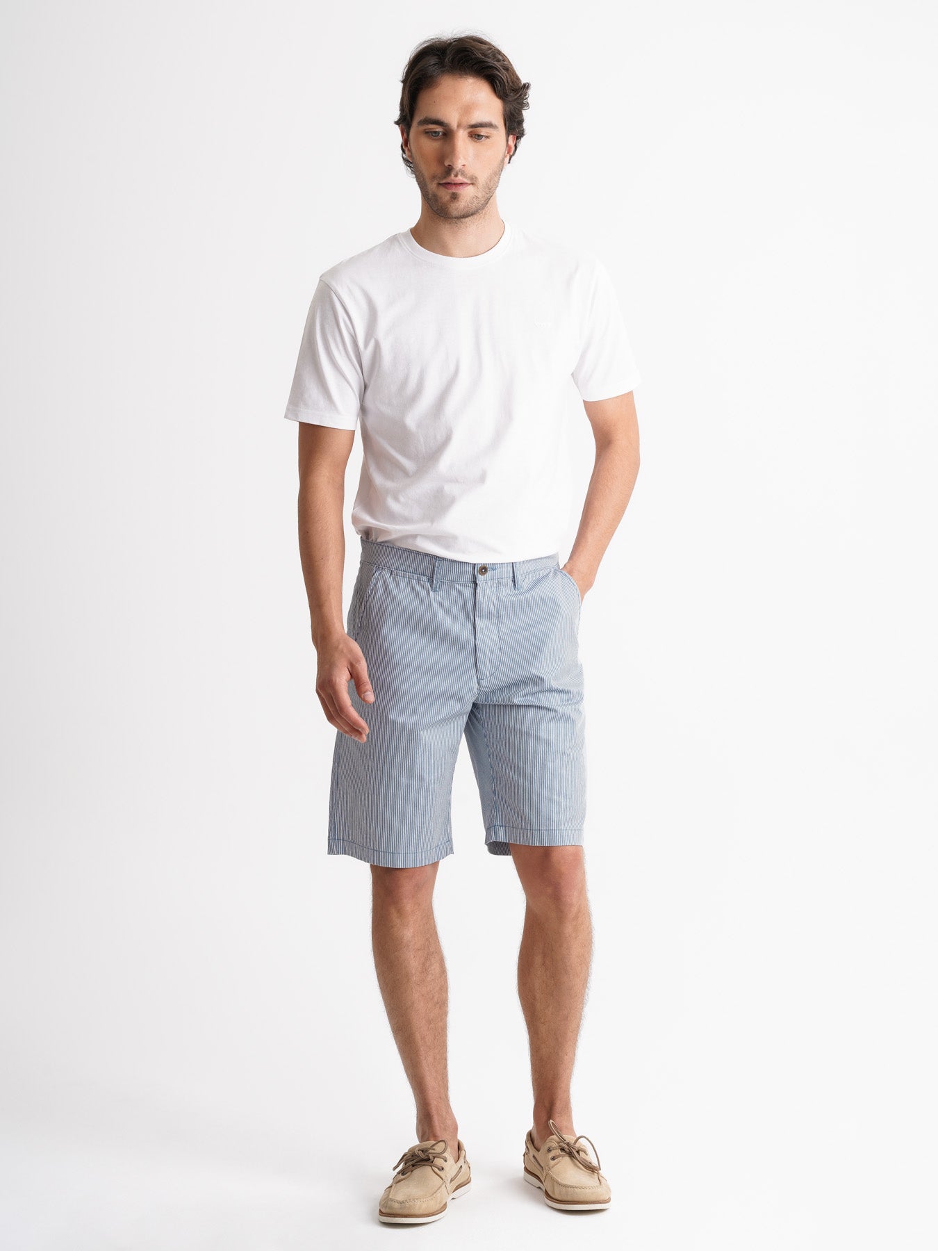 Calções Regular Fit Azuis Mr. Blue