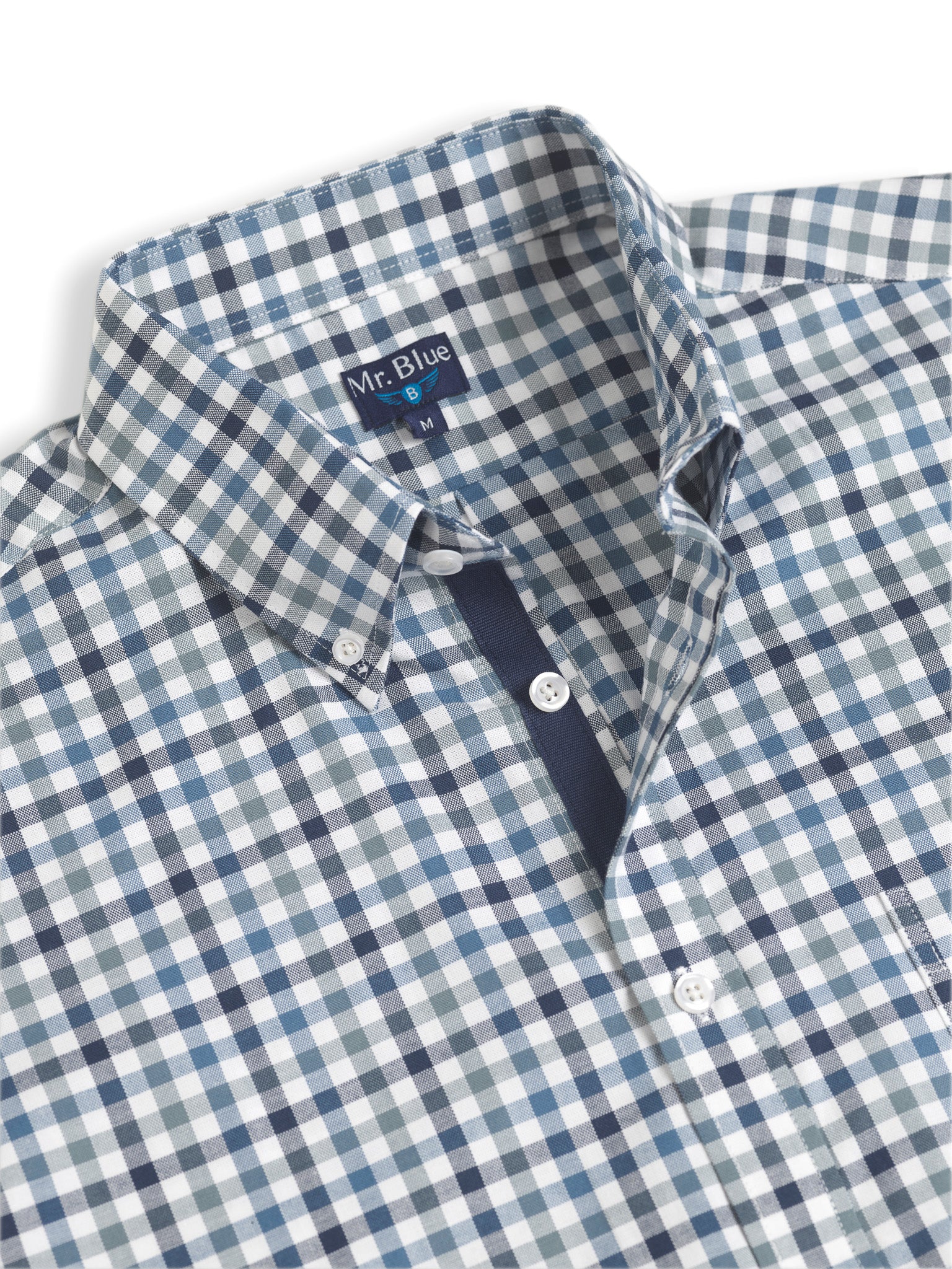 BLUE SHORT SLEEVE REGULAR FIT MR. BLUE