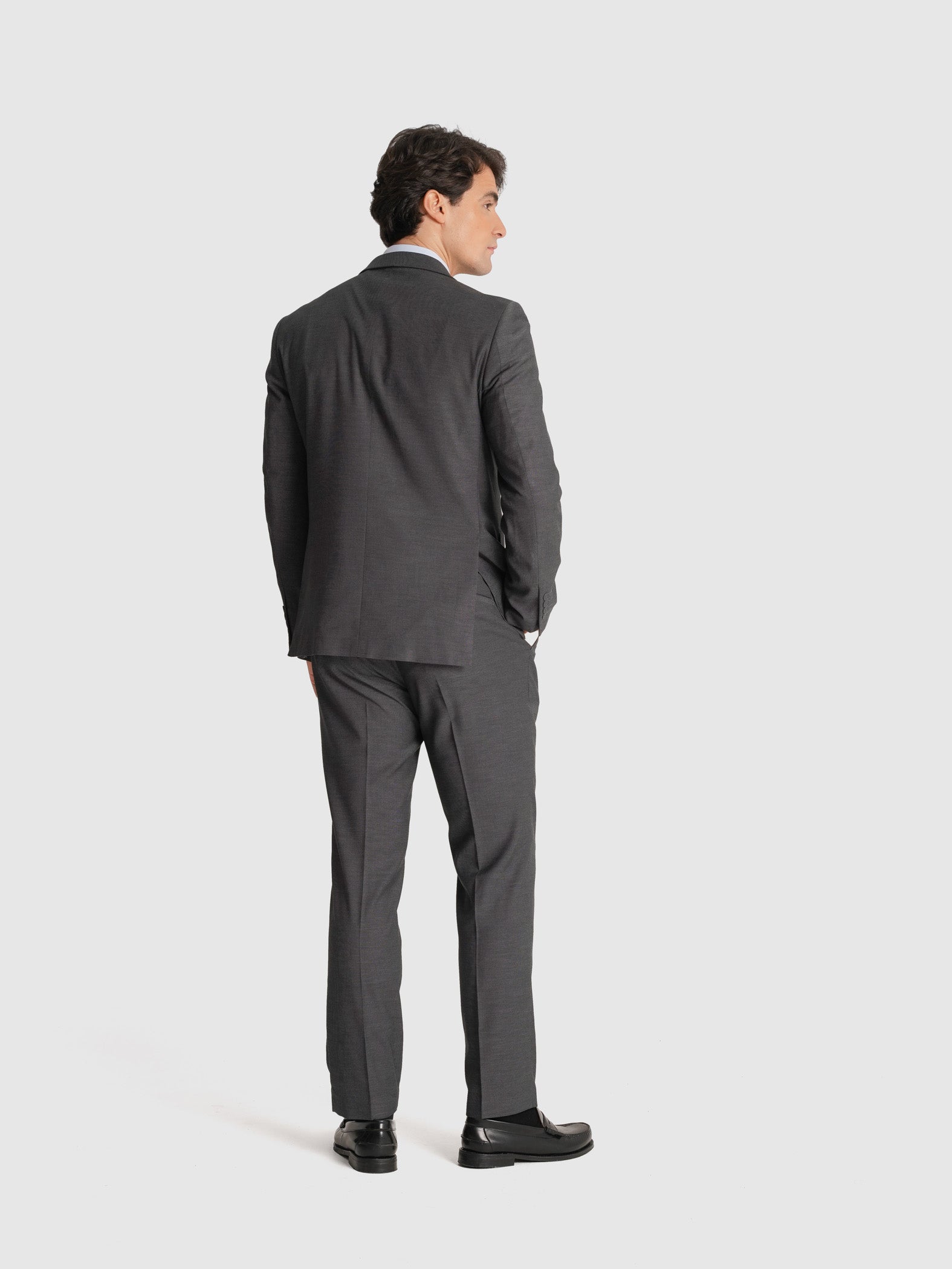 GRAY SUIT REGULAR FIT MR. BLUE