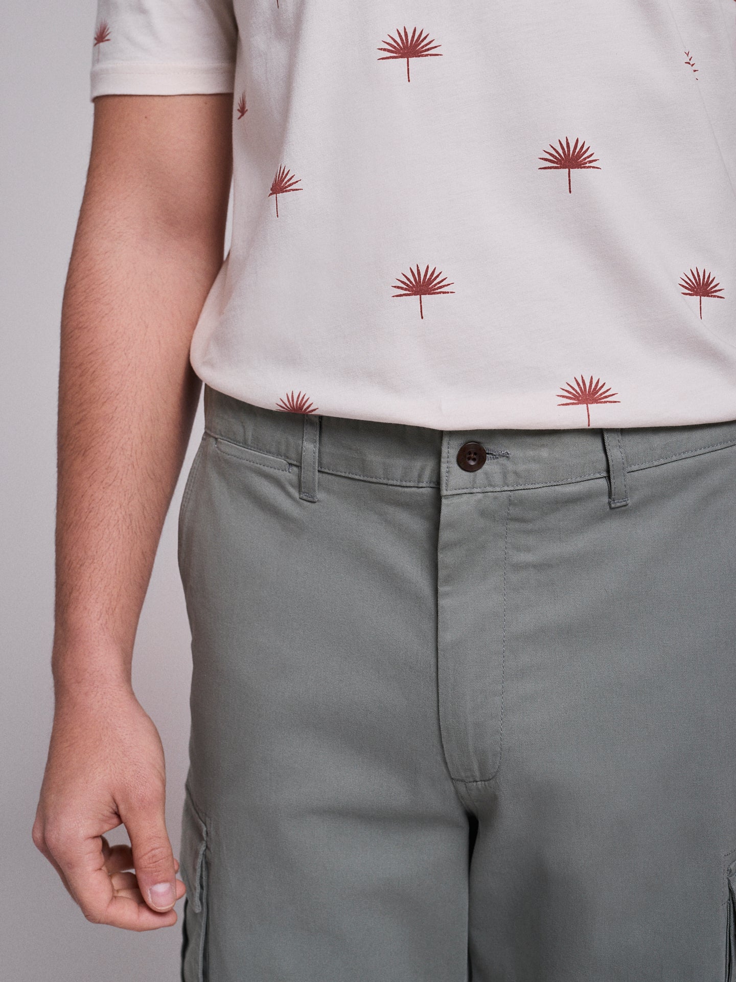 Bermuda Algodão Verdes Regular Fit Mr. Blue