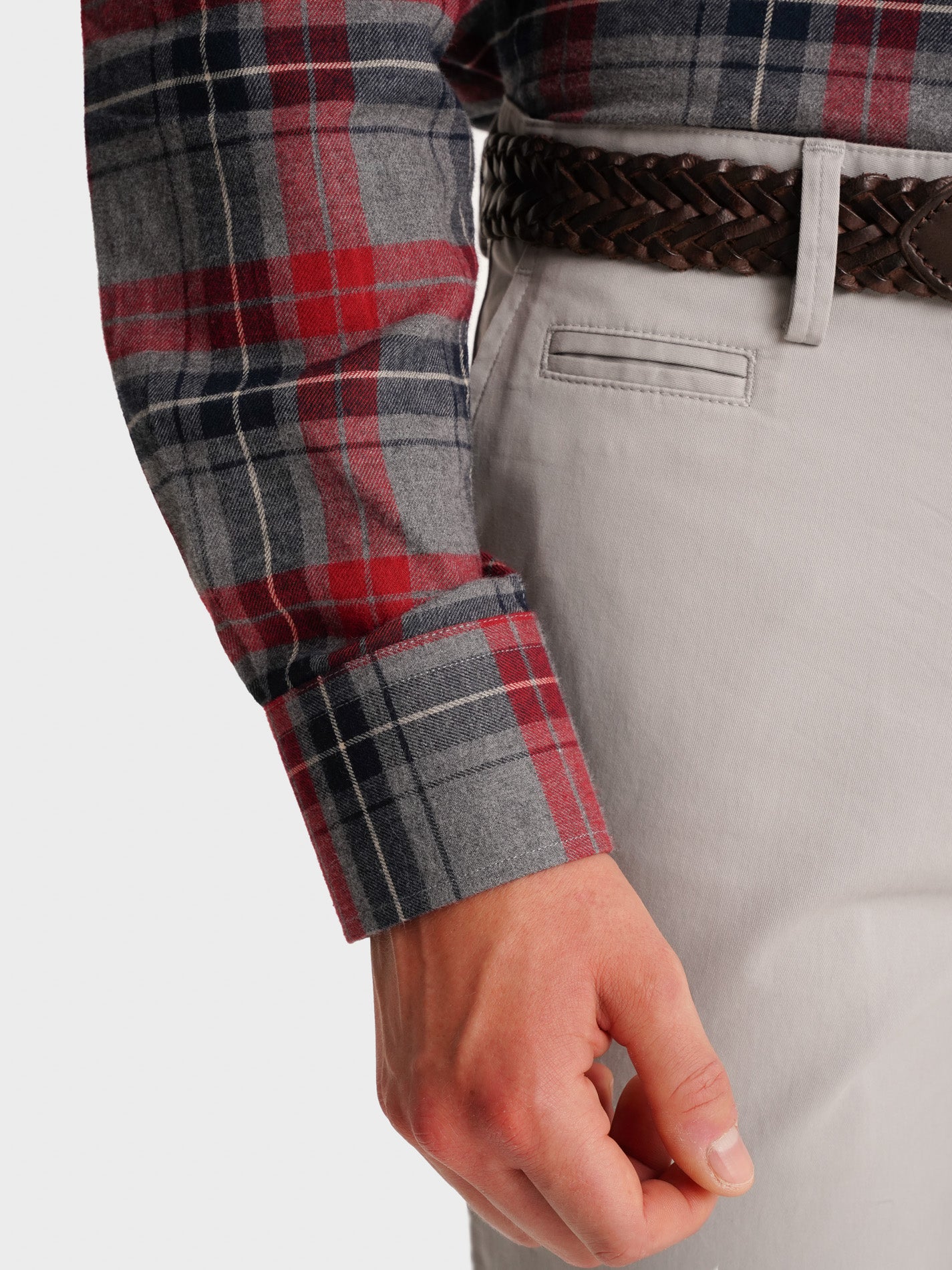 CALÇAS CINZENTAS SLIM FIT MR. BLUE