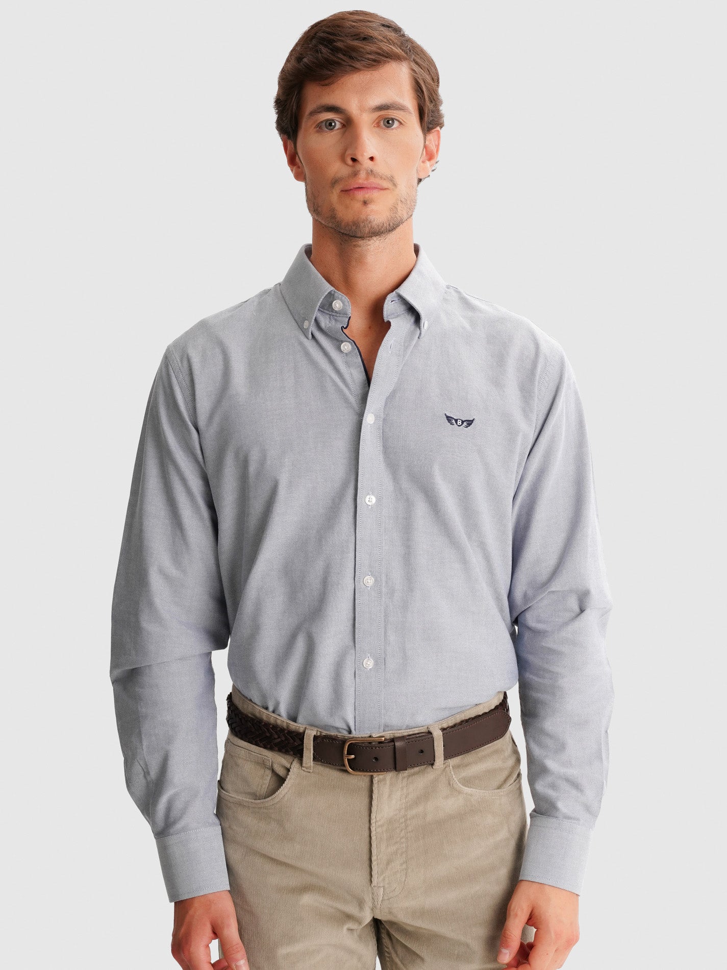CAMISA AZUL REGULAR FIT MR. BLUE
