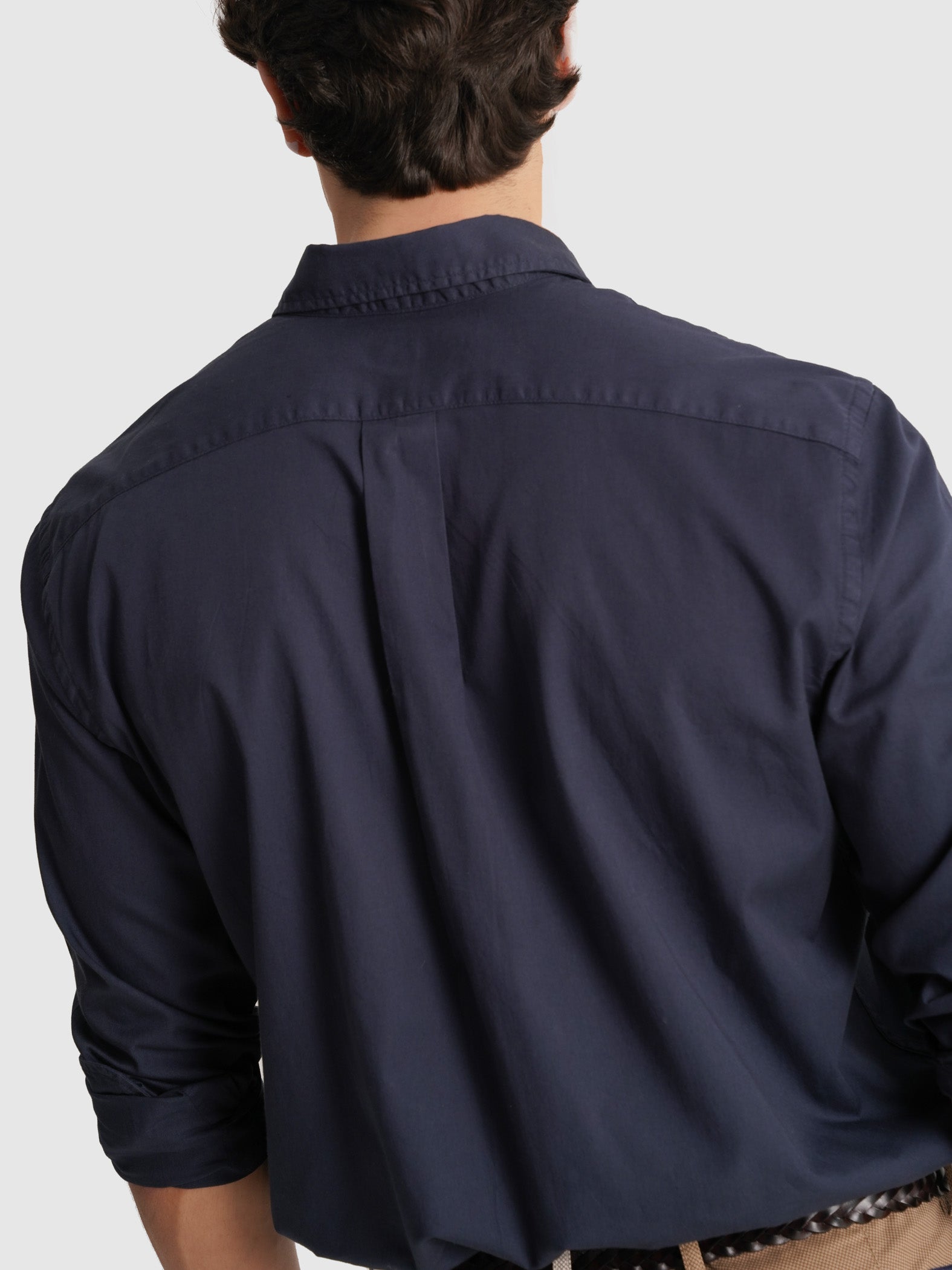 CAMISA TWILL AZUL MANGA COMPRIDA REGULAR FIT MR. BLUE