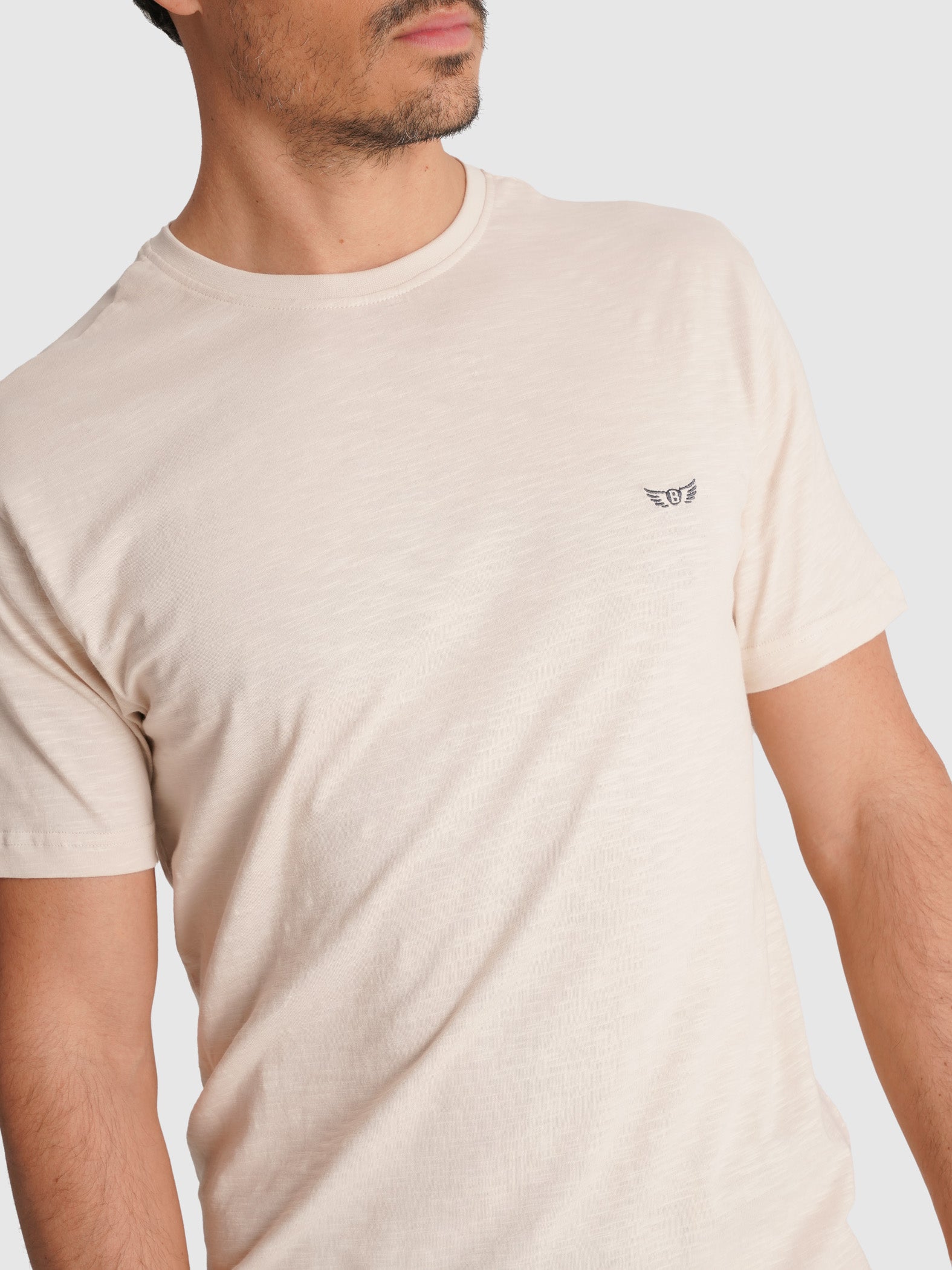 T-SHIRT CRU MANGA CURTA REGULAR FIT MR. BLUE