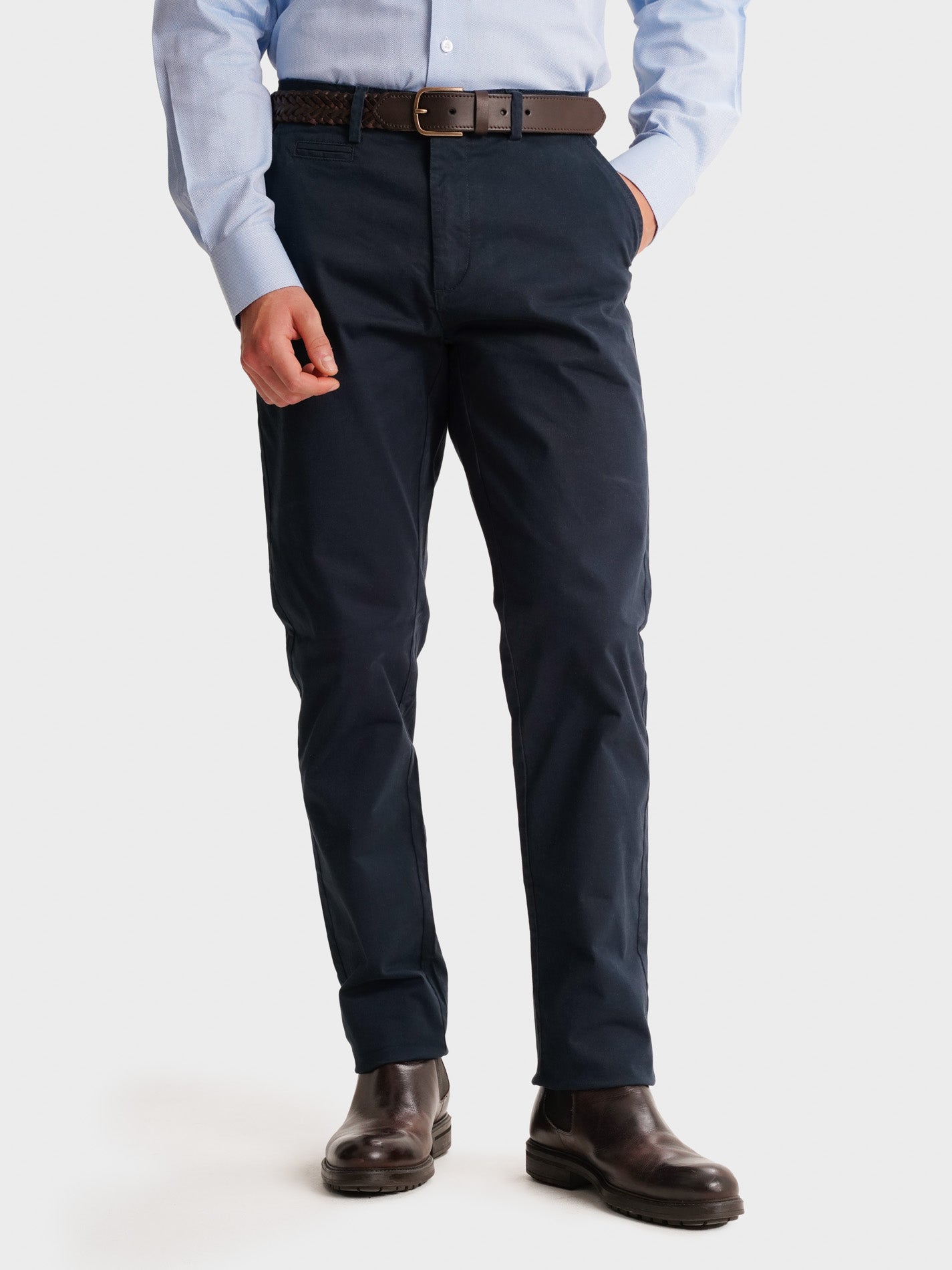 CALÇAS AZUIS SLIM FIT MR. BLUE