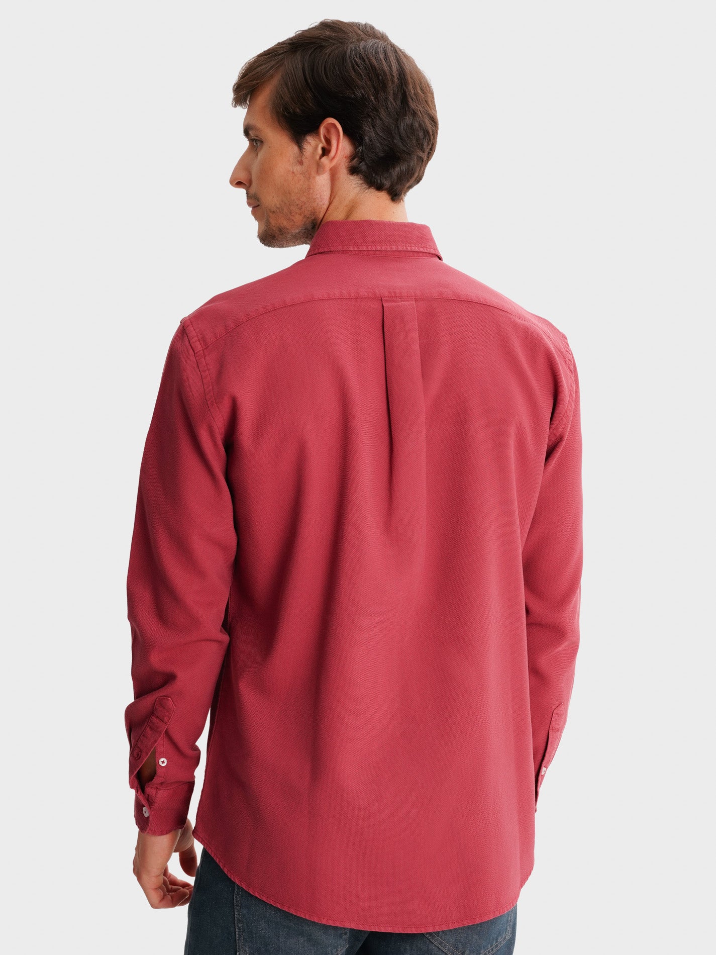 CAMISA VERMELHA REGULAR FIT MR. BLUE