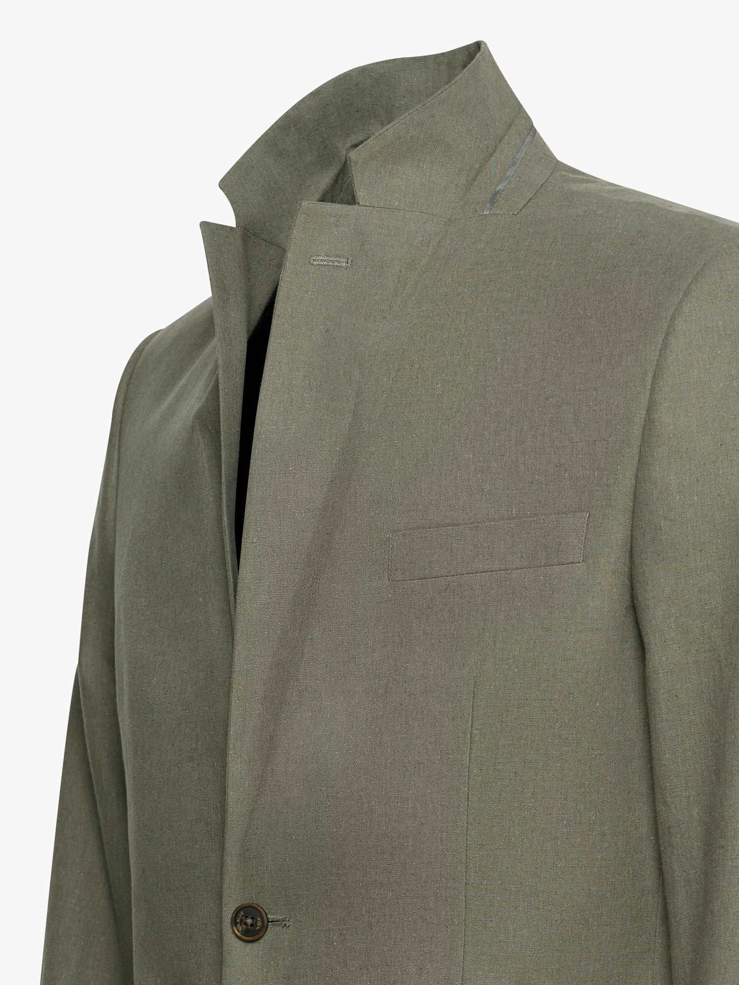 Blazer Verde De Linho Mr. Blue