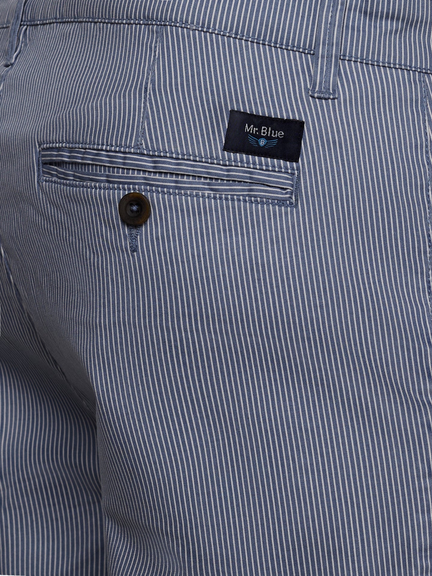 Calções Regular Fit Azuis Mr. Blue