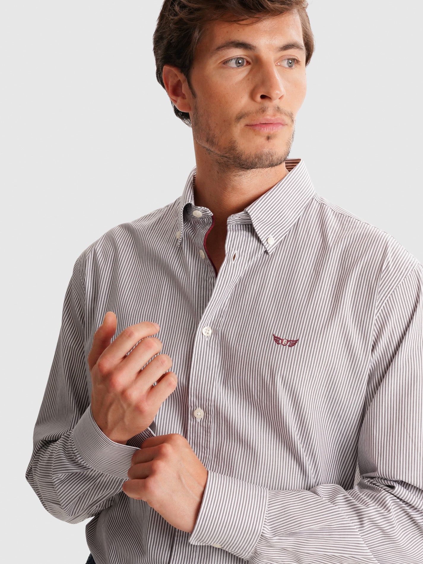 CAMISA CINZENTA REGULAR FIT MR. BLUE