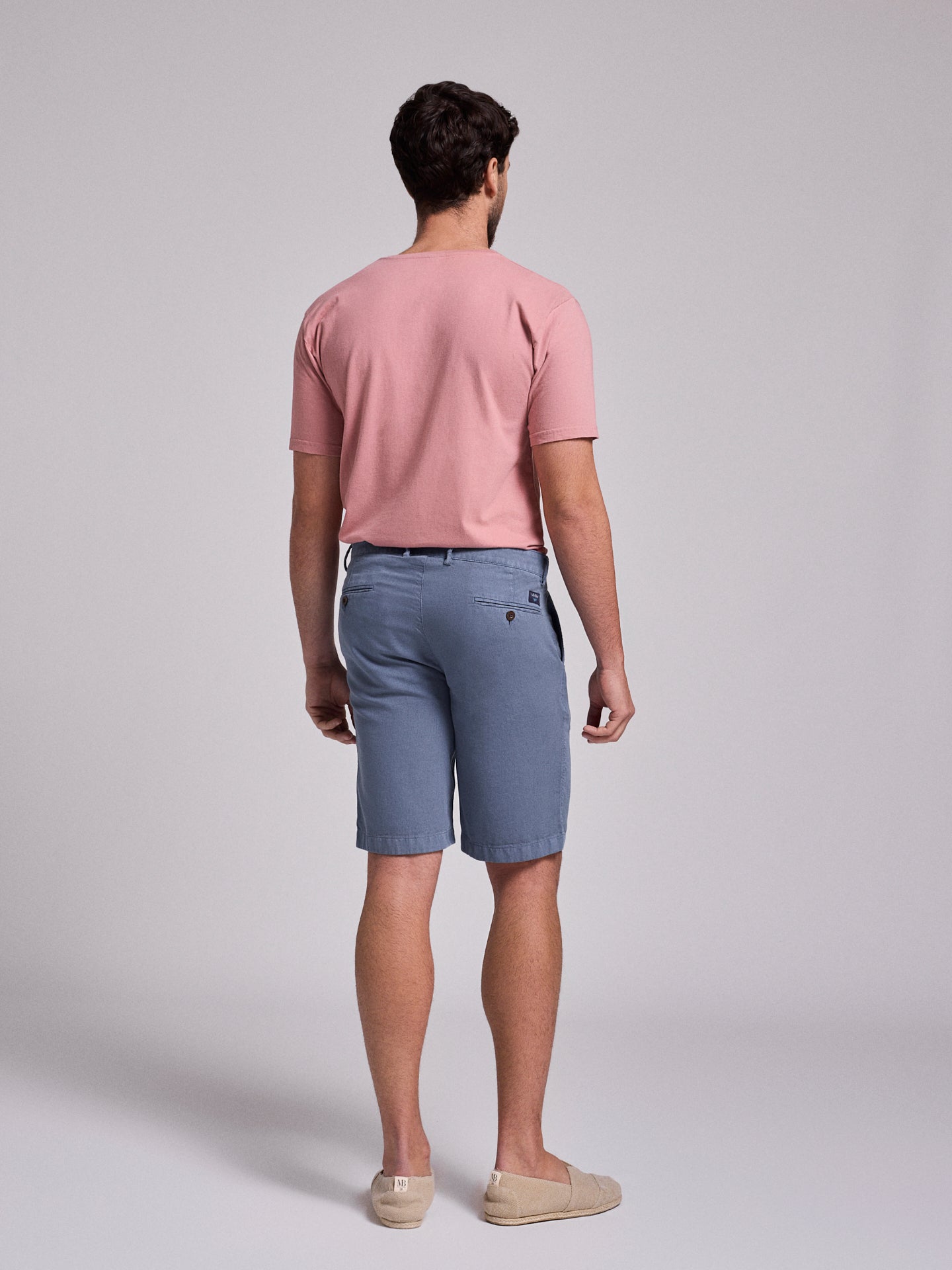 BERMUDA LINHO AZUIS REGULAR FIT MR. BLUE