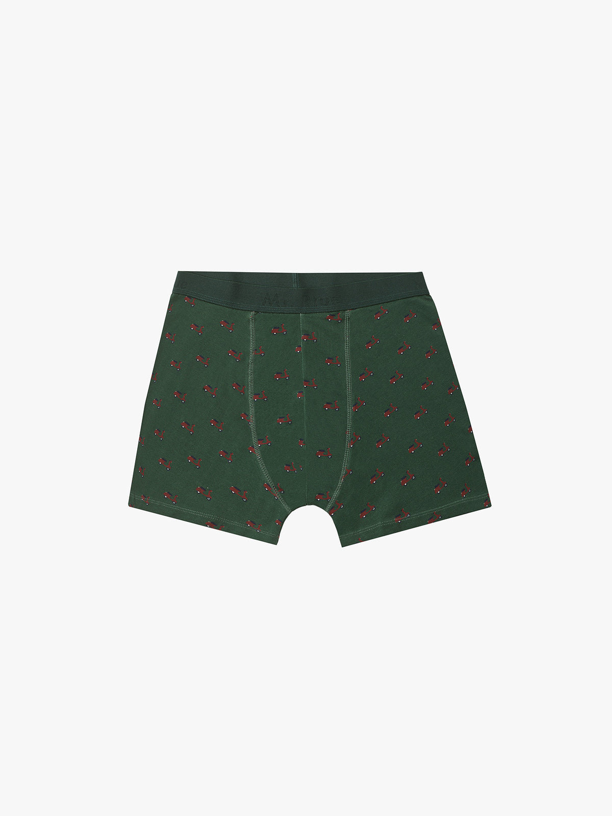 BOXERS ALGODÃO REGULAR FIT VERDES PADRÕES MR. BLUE