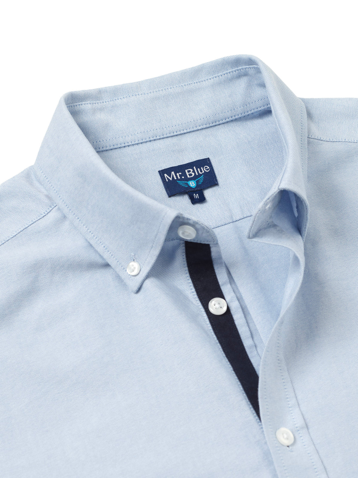 CAMISA OXFORD REGULAR FIT AZUL LISA MR. BLUE