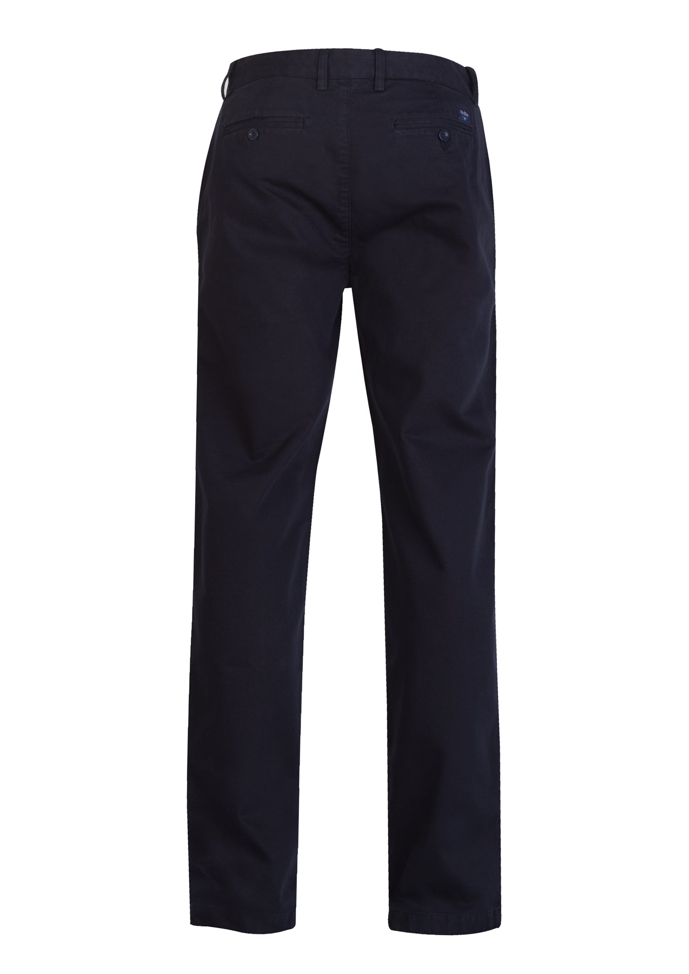 Calças chino algodão regular fit azul escuro - Mr Blue