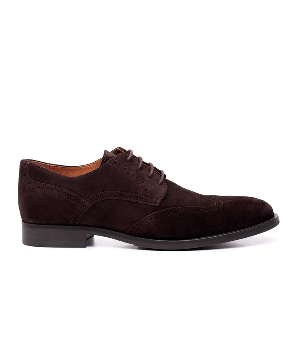 Brown suede Connery shoe