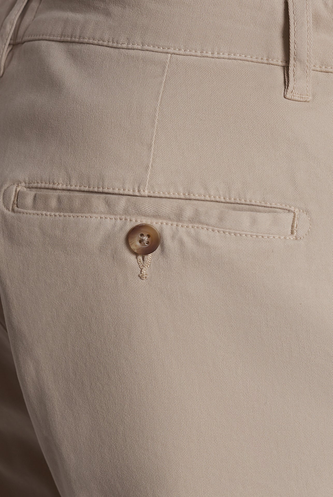 Calças Chinos Regular Fit Twill Beges Mr. Blue