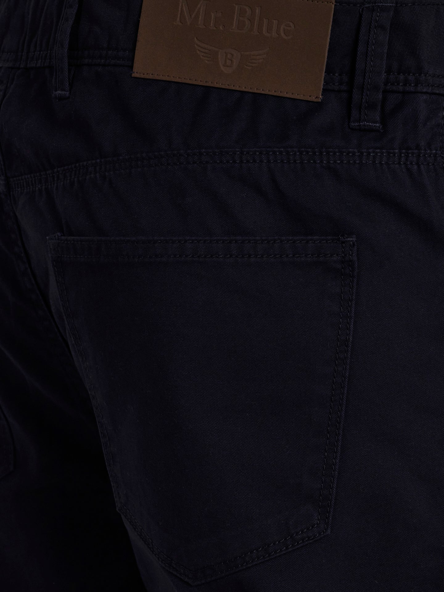 Calças Chinos Regular Fit Twill Azuis Mr. Blue