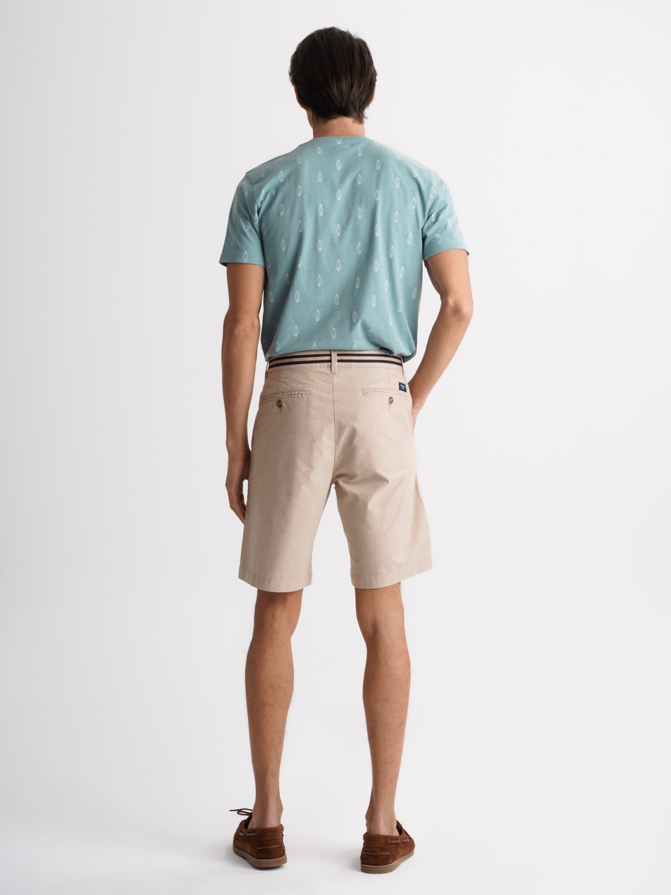 Calções Regular Fit Beges Mr. Blue